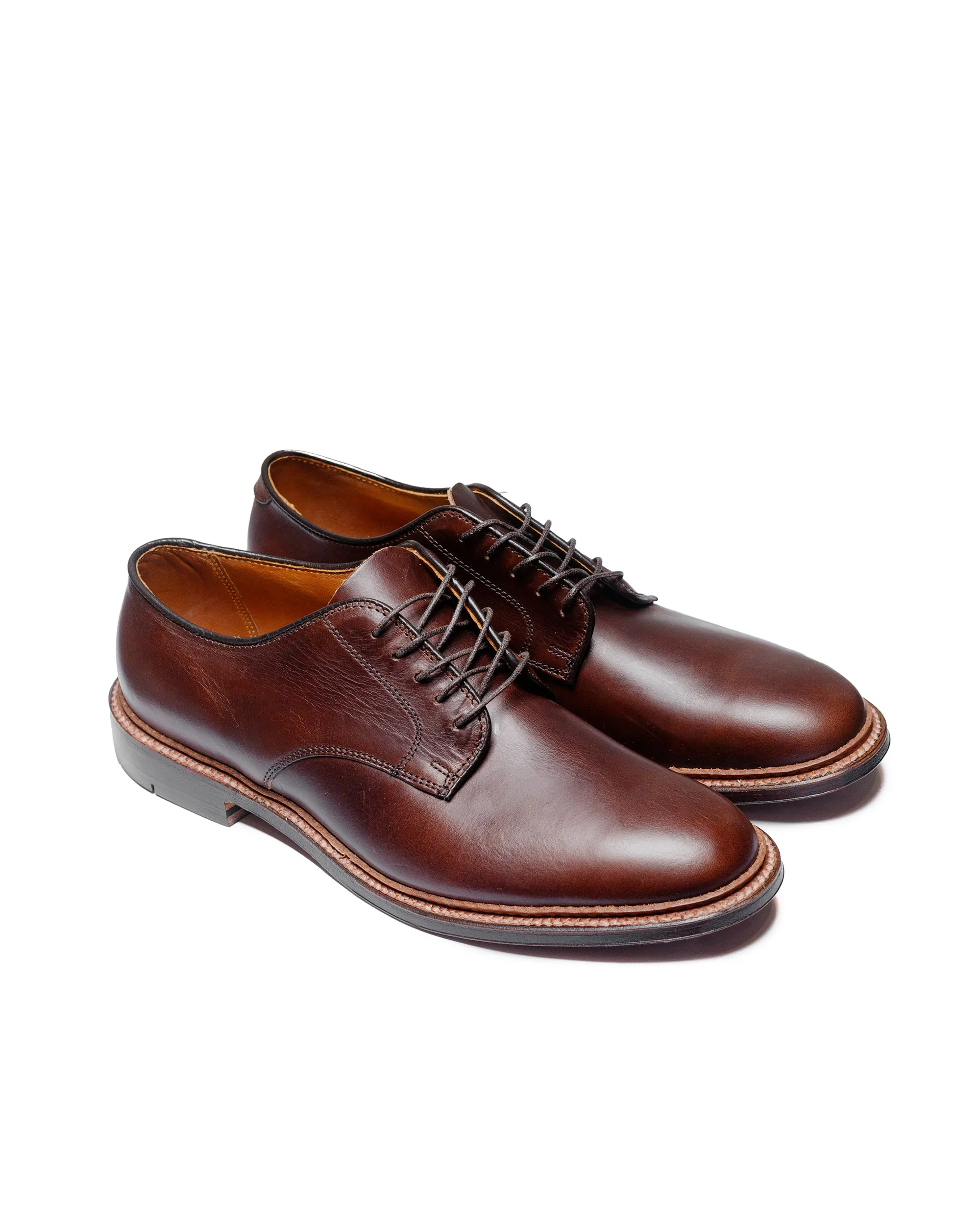 Special Occasion professionals Alden Plain Toe Blucher Unlined Brown Chromexcel 29364F