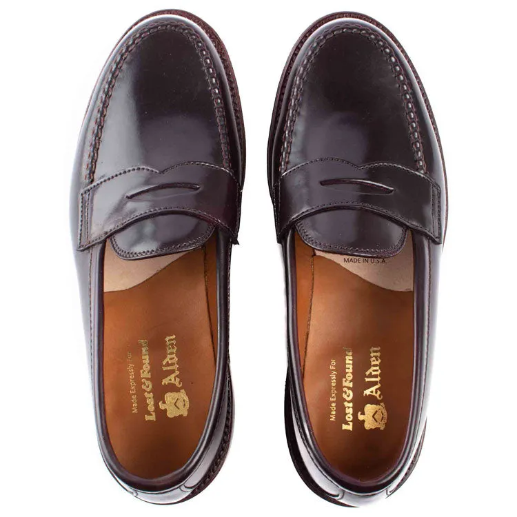 men's shoes dimension Alden Leisure Handsewn Colour 8 Shell Cordovan