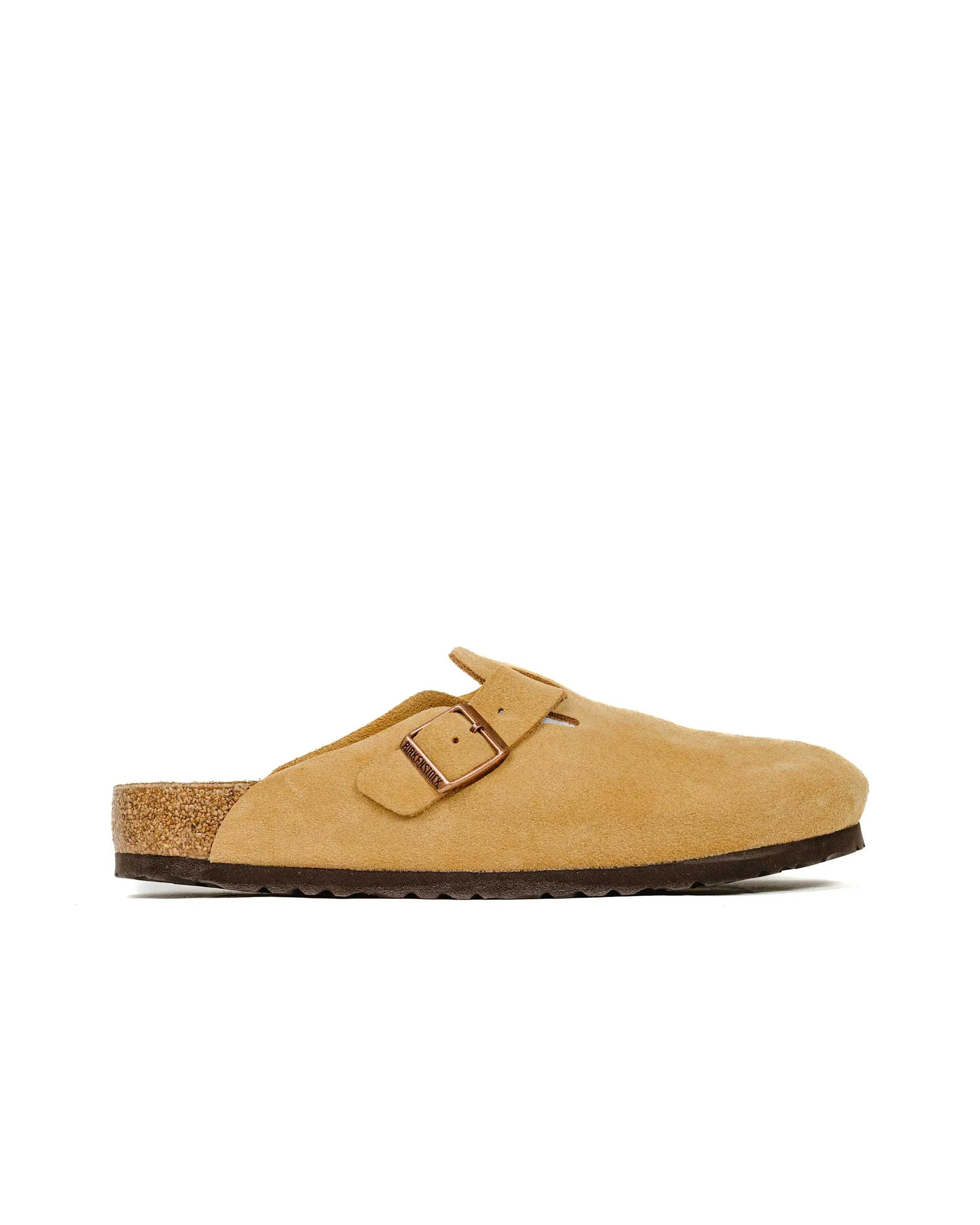 Birkenstock Boston Latte Cream Suede suitable for amateurs decorative