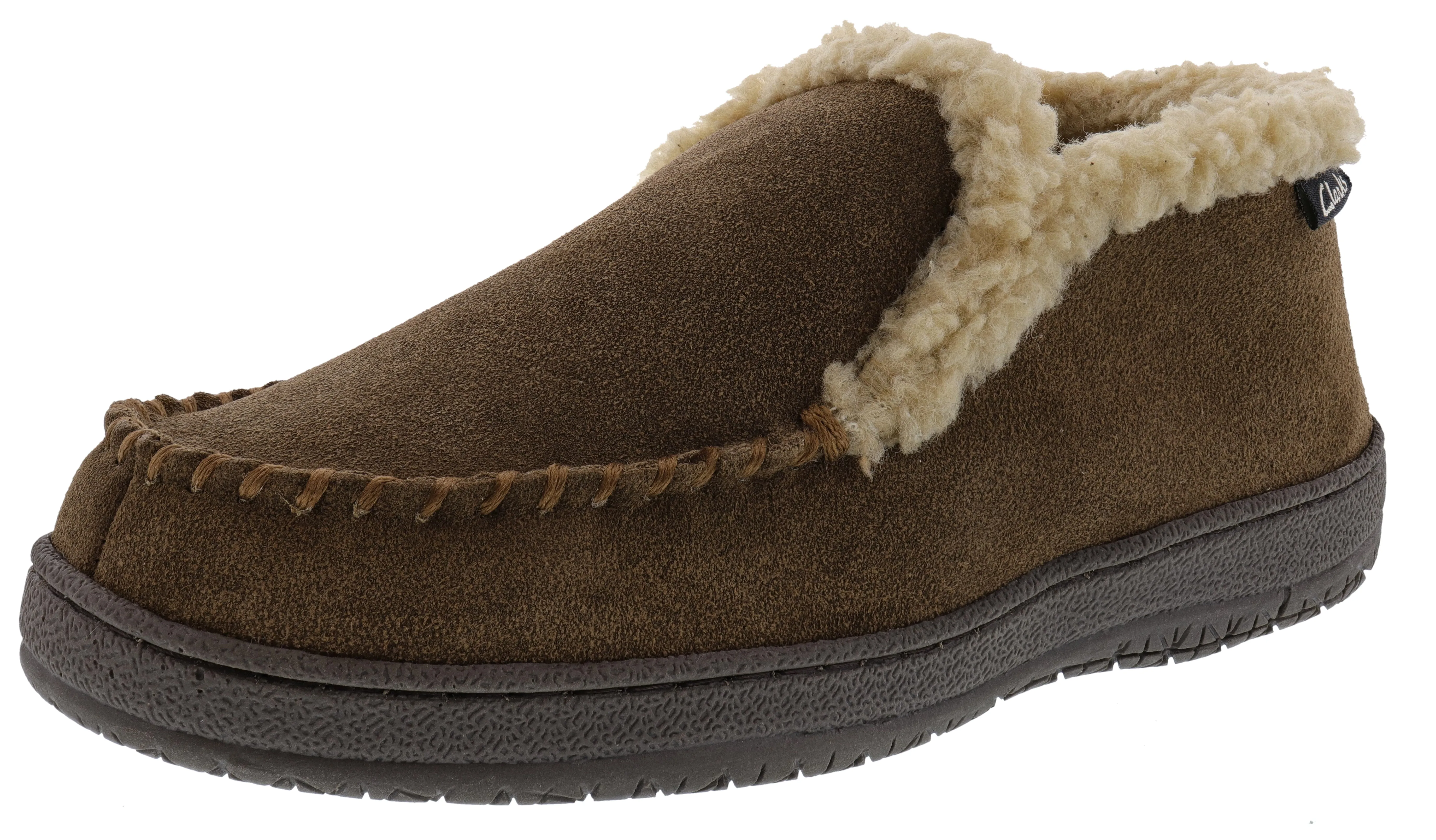 Clarks Men's Moccasin Winter Slippers Andrew Slip Fit Comfort