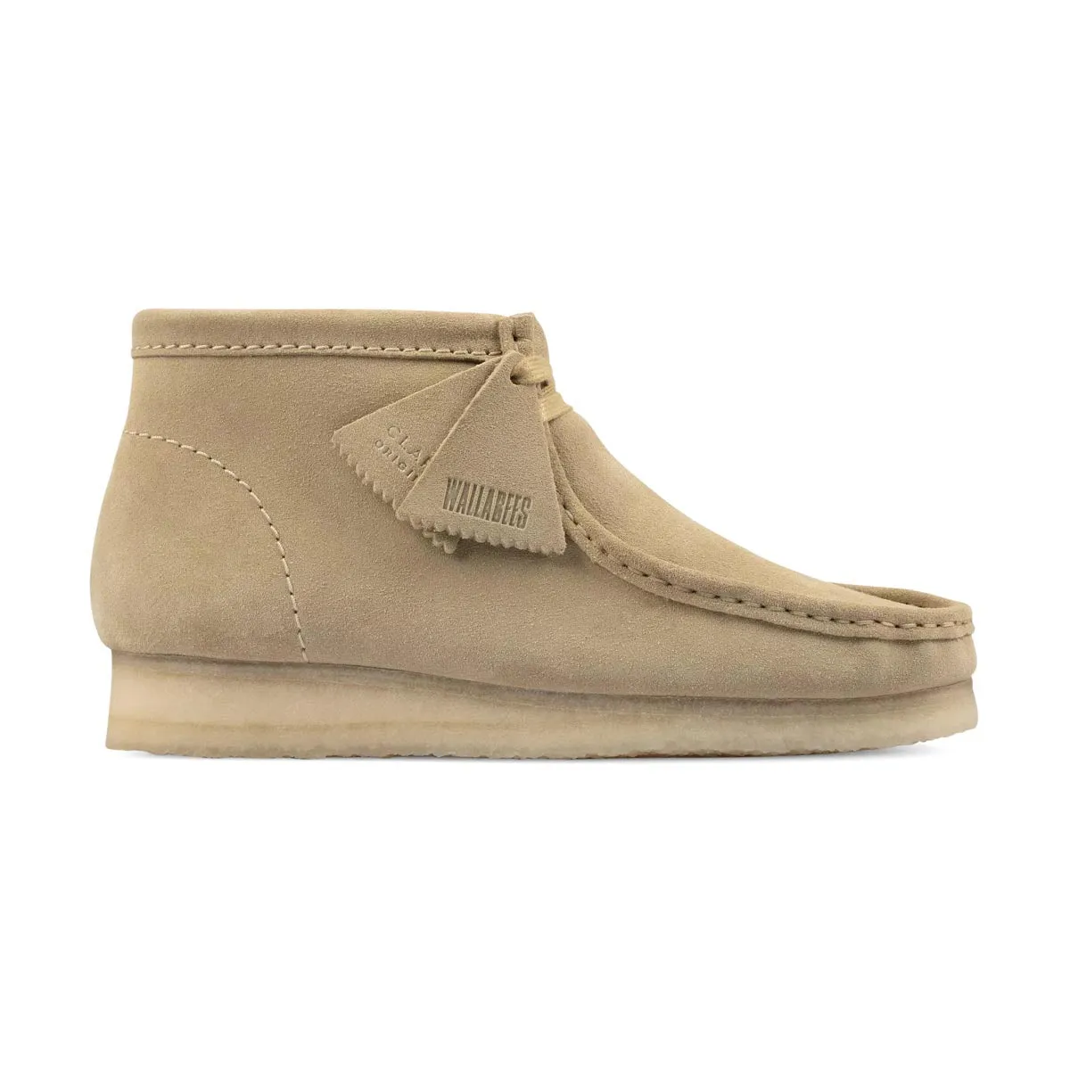 Clarks Wallabee Boot Maple Suede Men's Shoes Relaxed Look