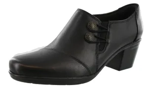 Clarks Women's Emslie Warren Booties Block Heel Custom Heels High Quality Shoes