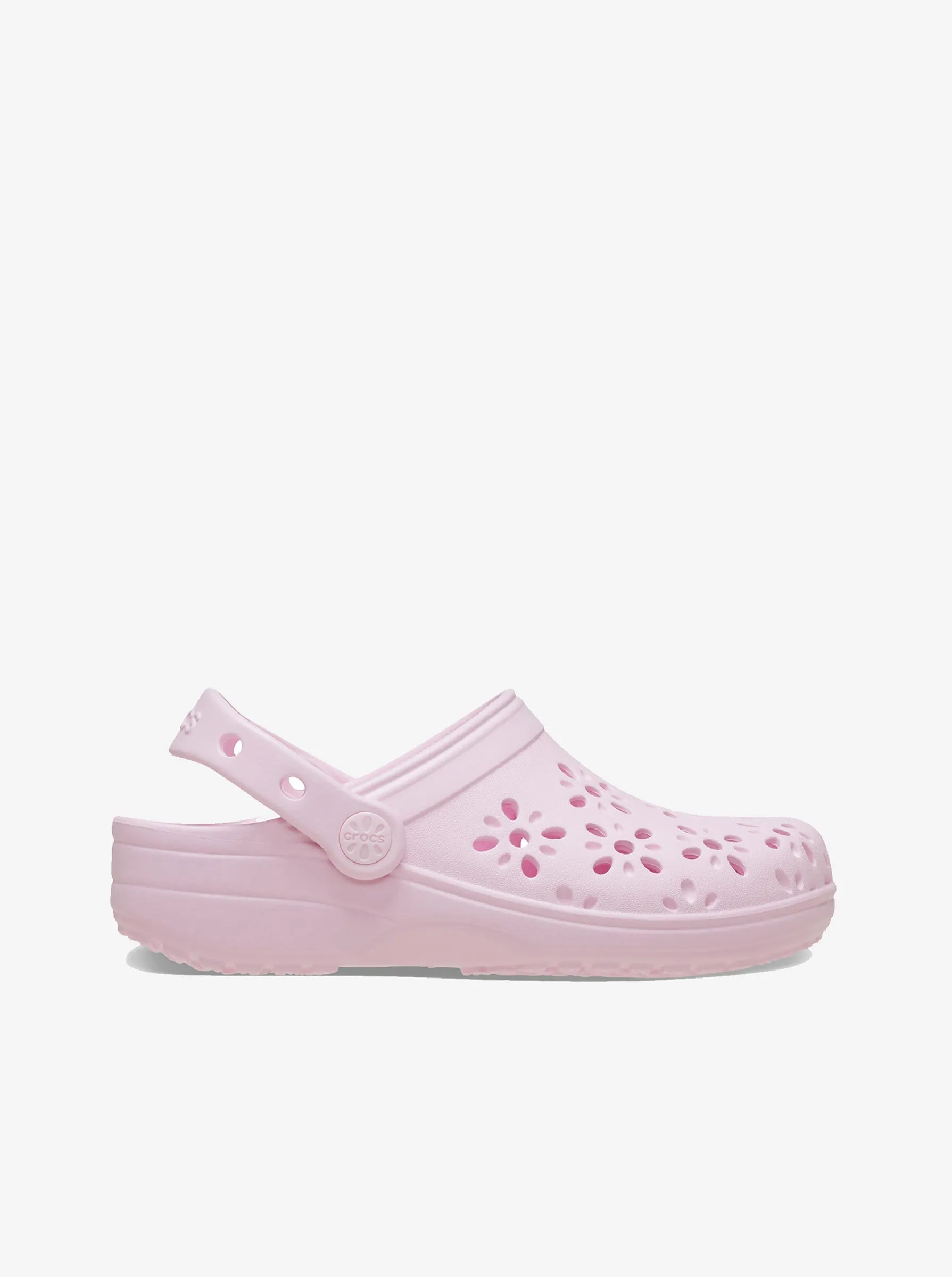 Durable Comfort All Gender Classic Floral Cut-Out Clog Kids