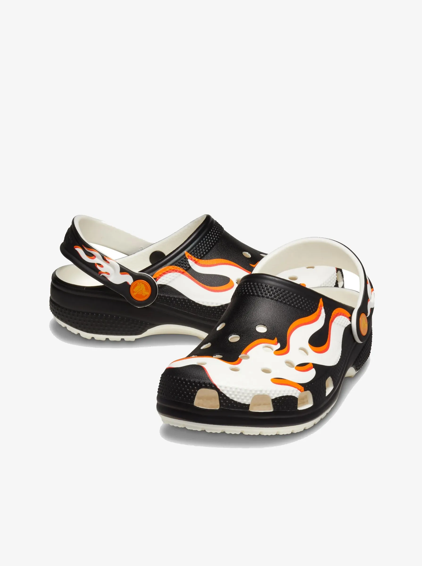 Easy Choice Comfortable Outdoor Adventure Classic Glow Flames Clog Kids