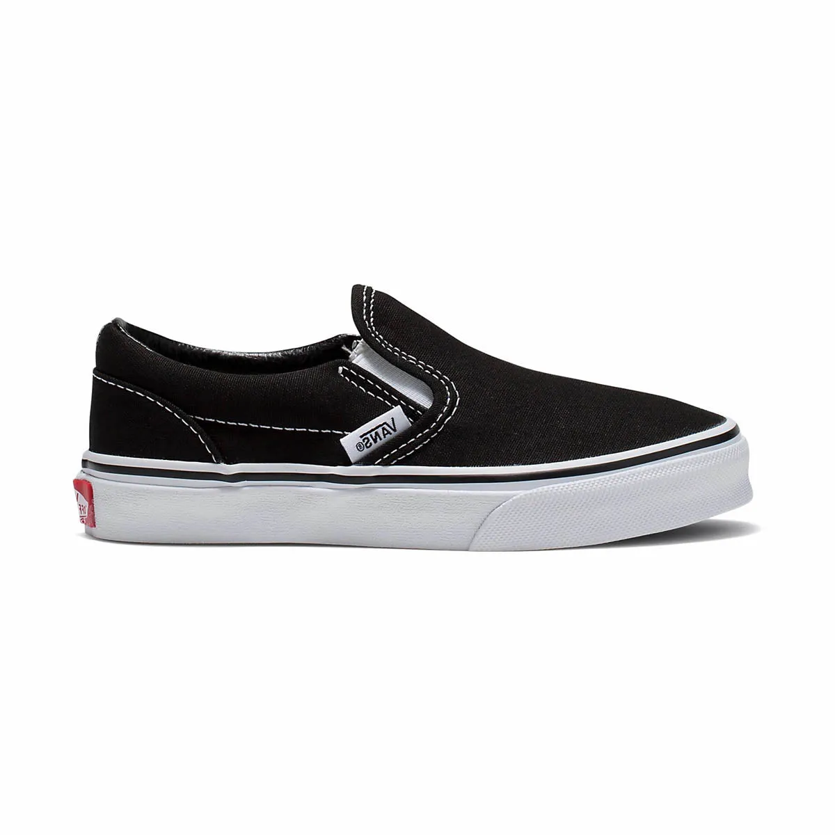 Suede Warm Classic Slip-On 'Black/White' Little Kids' Shoes