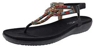 Patrizia Crema Wedge Thong Sandals By Spring Step Urban Walk Party Pop