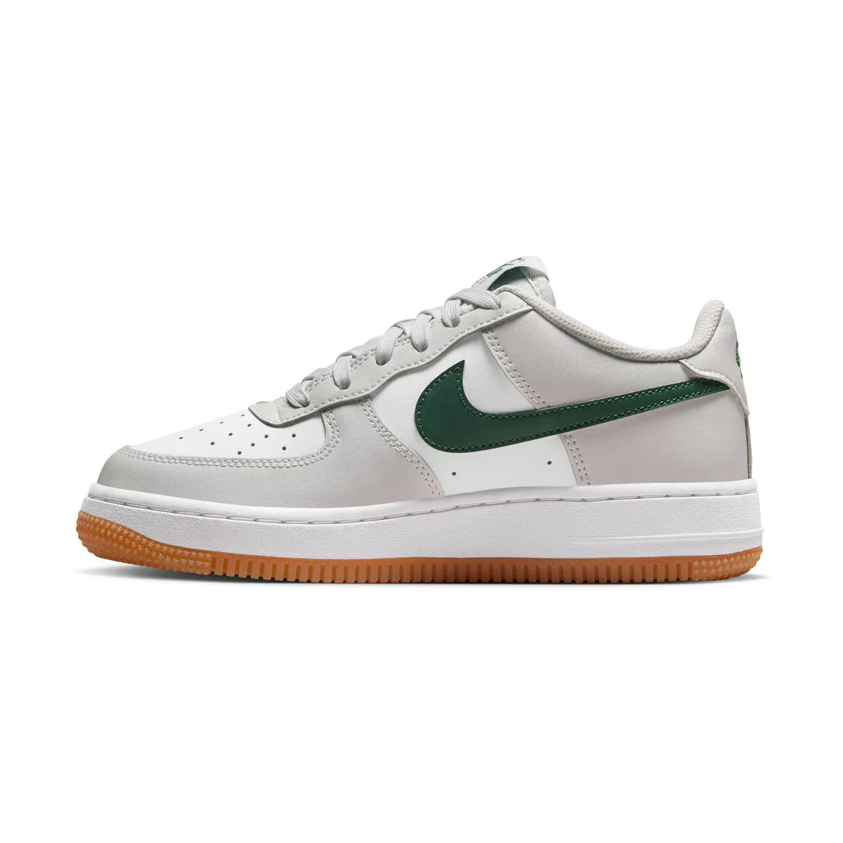 Score Step Nike Air Force 1 'Photon Dust Fir Gum White' Big Kids' Shoes