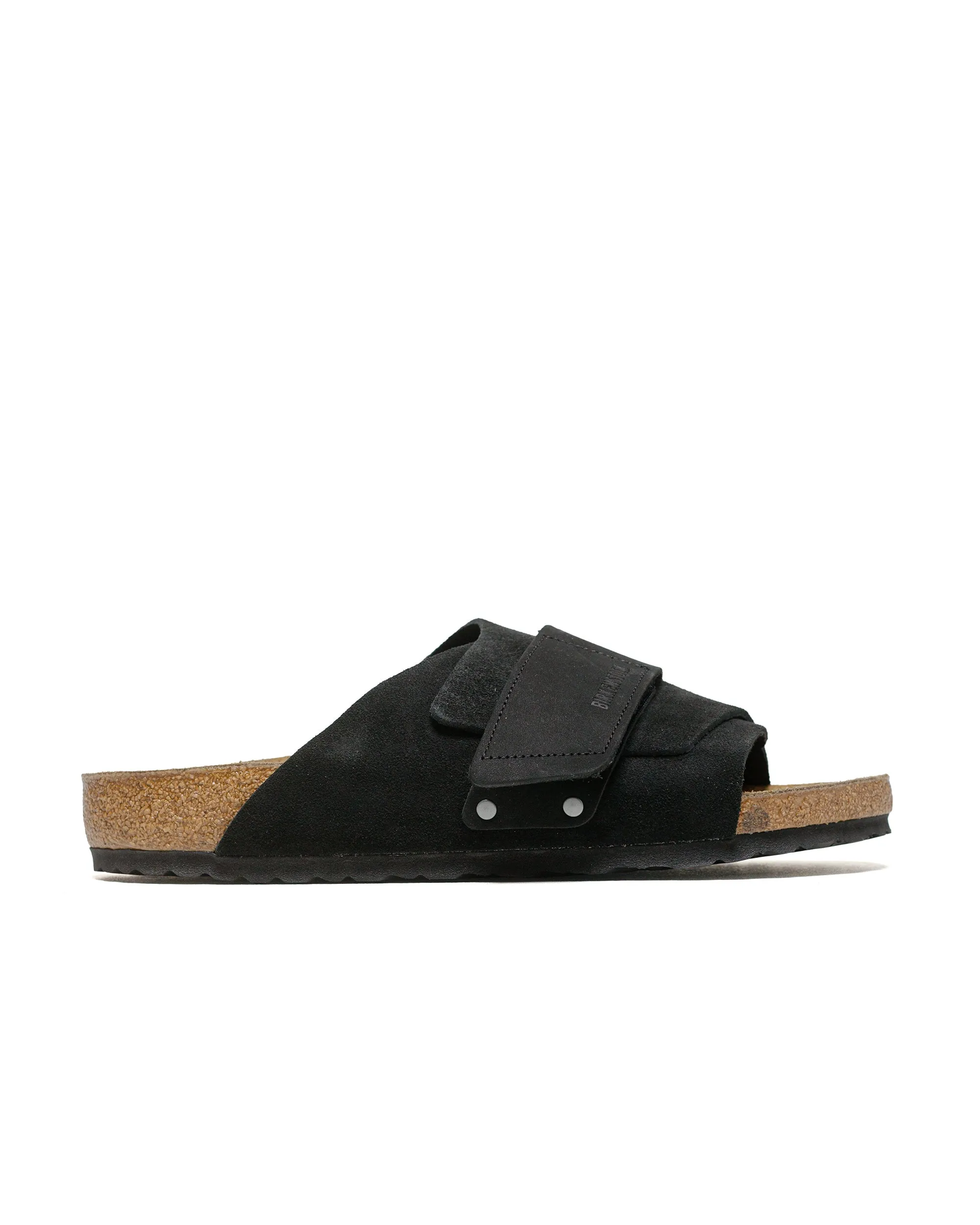 Tan Birkenstock Kyoto Suede Black