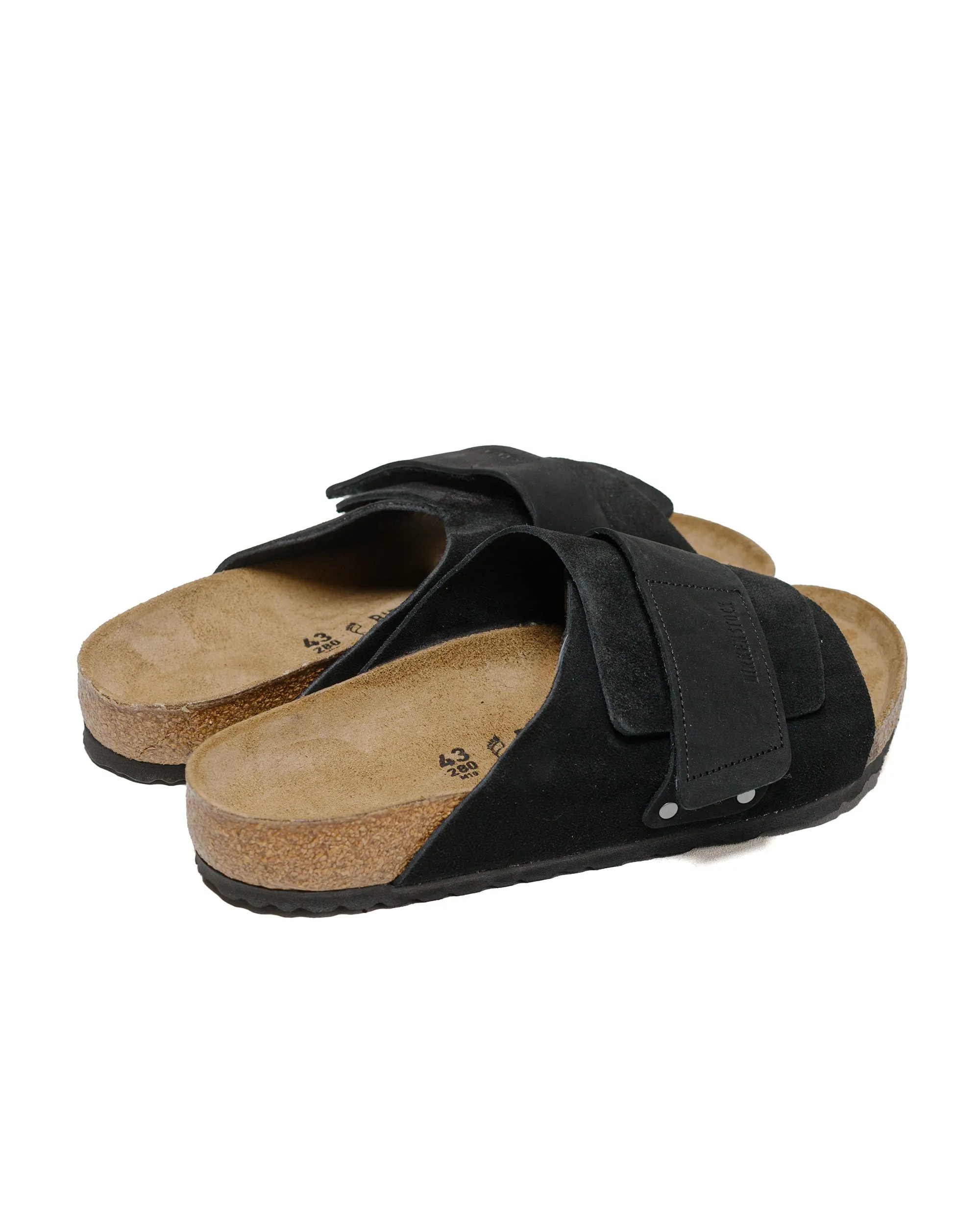 athletic men Generic Birkenstock Kyoto Suede Black
