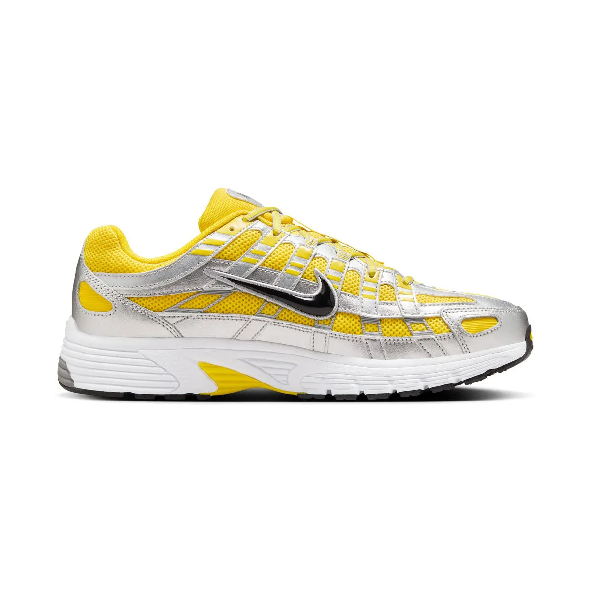 Nike P-6000 'Lightning Silver Metallic' Men's Shoes Narrow - toe - box lightweight foam