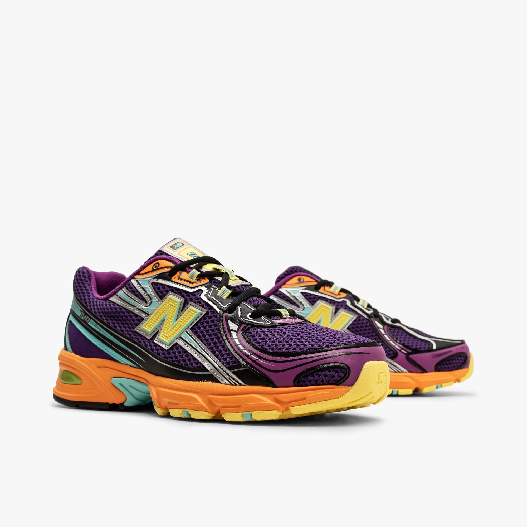 ErgonomicDesign hip - hop dance shoes New Balance 740 Concord Grape / Firefly