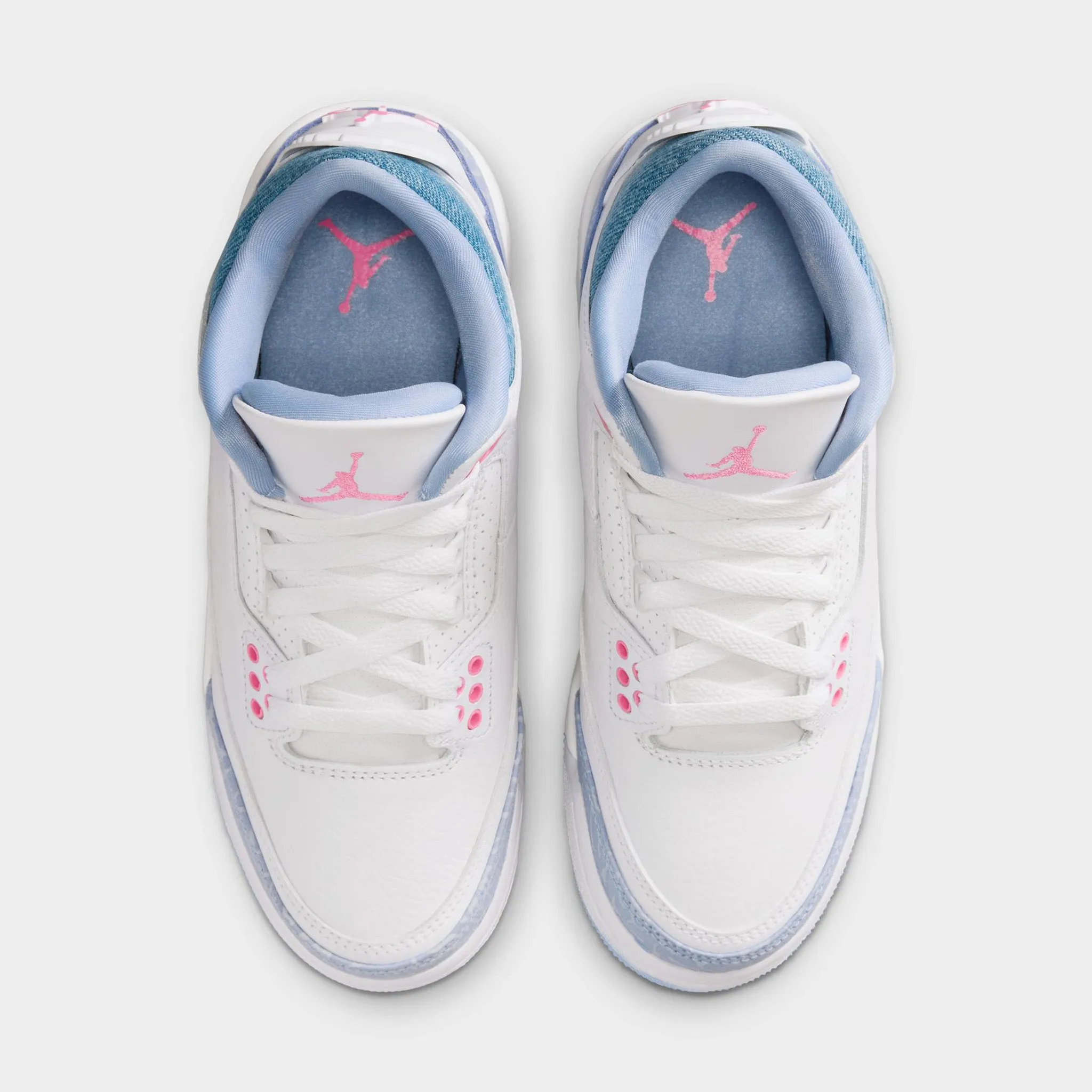 Adjustable Dual Density Carrier Jordan 3 Retro GS White / Pink Glow - Cobalt Bliss
