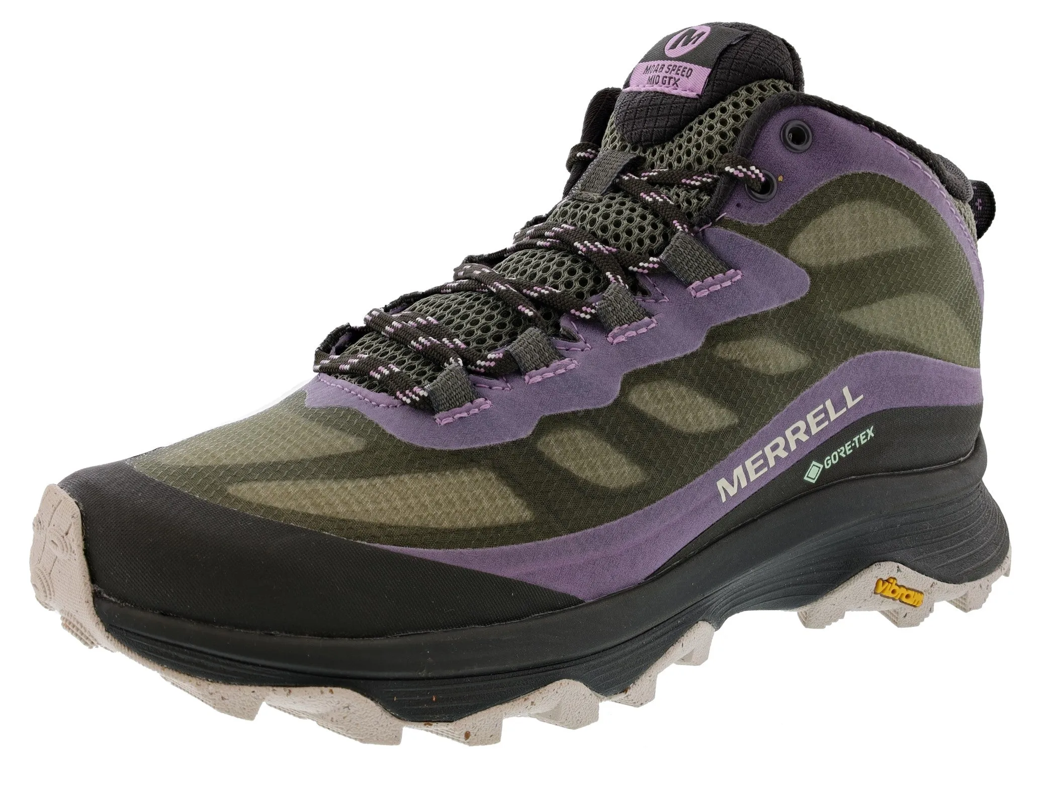 Heat Ready Merrell Women's Moab Speed Mid GTX Hiker Trail Running Shoes