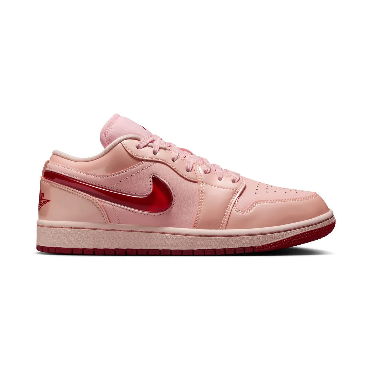 Air Jordan 1 Low SE 'Patent Valentine's Day' Women's Shoes Easy Style Flexible Cushioning