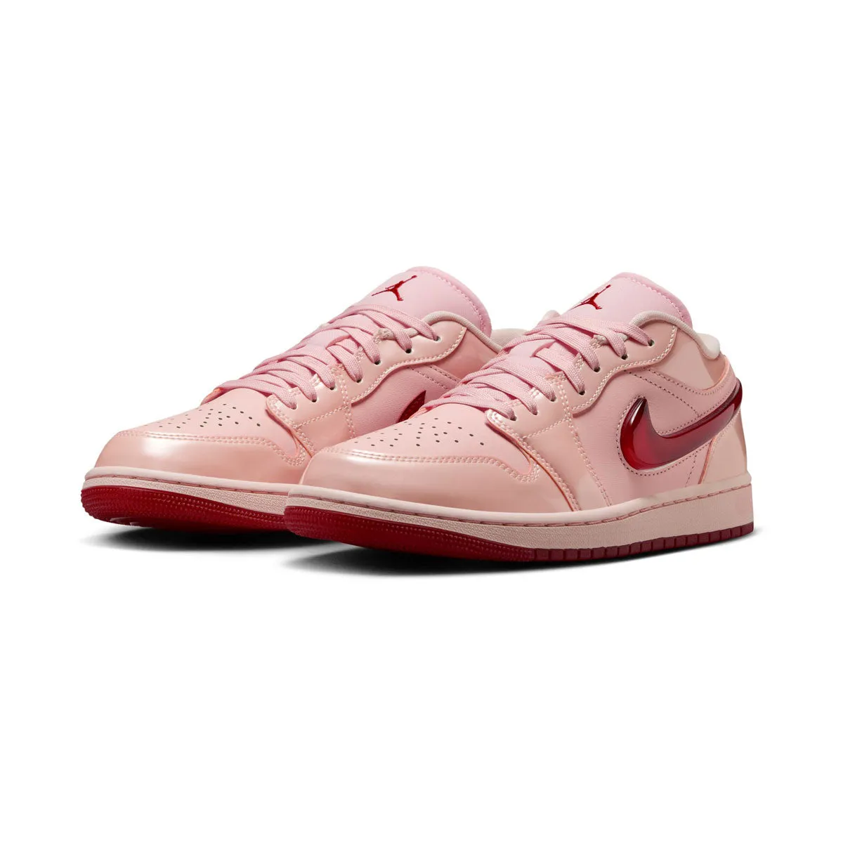 Air Jordan 1 Low SE 'Patent Valentine's Day' Women's Shoes Comfort toe Easy Wear