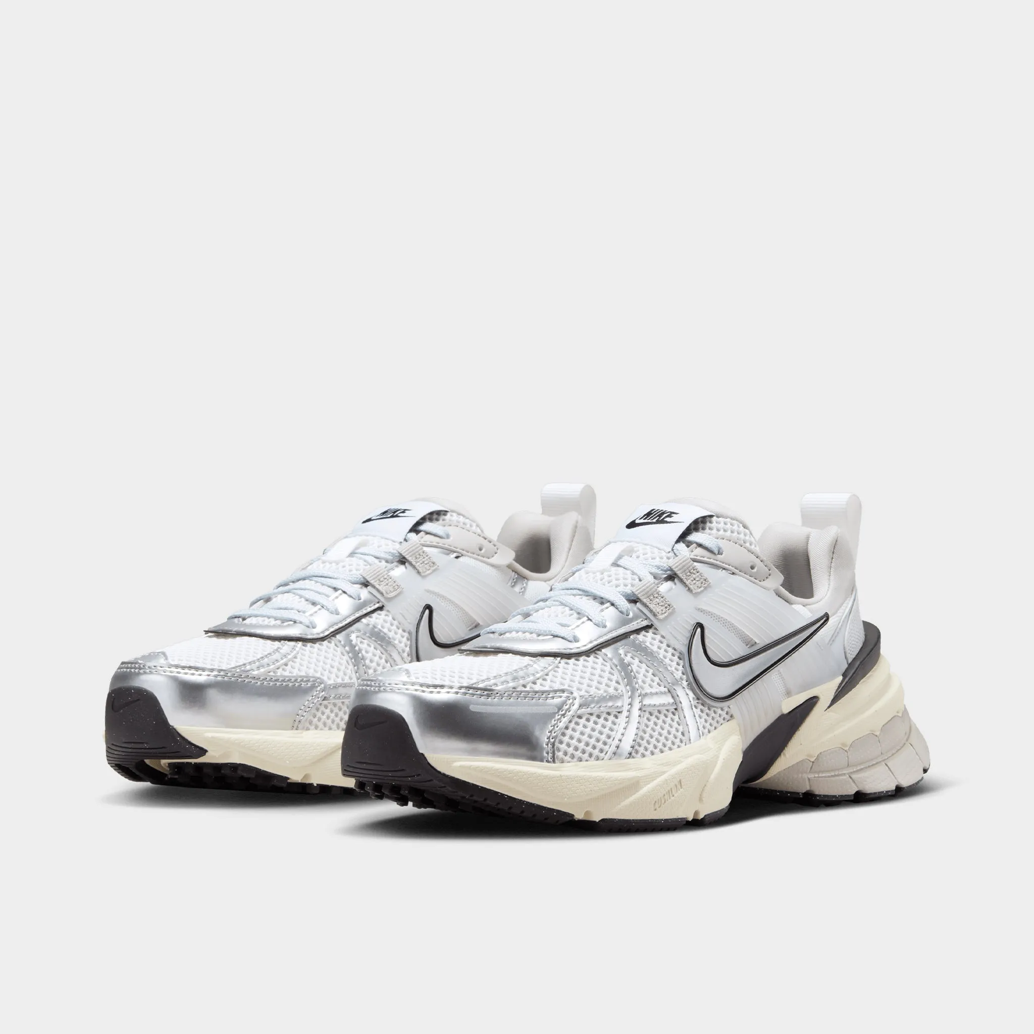 running in a gorge area shoes antifungal shoes Nike Women's V2K Run Summit White / Metallic Silver
