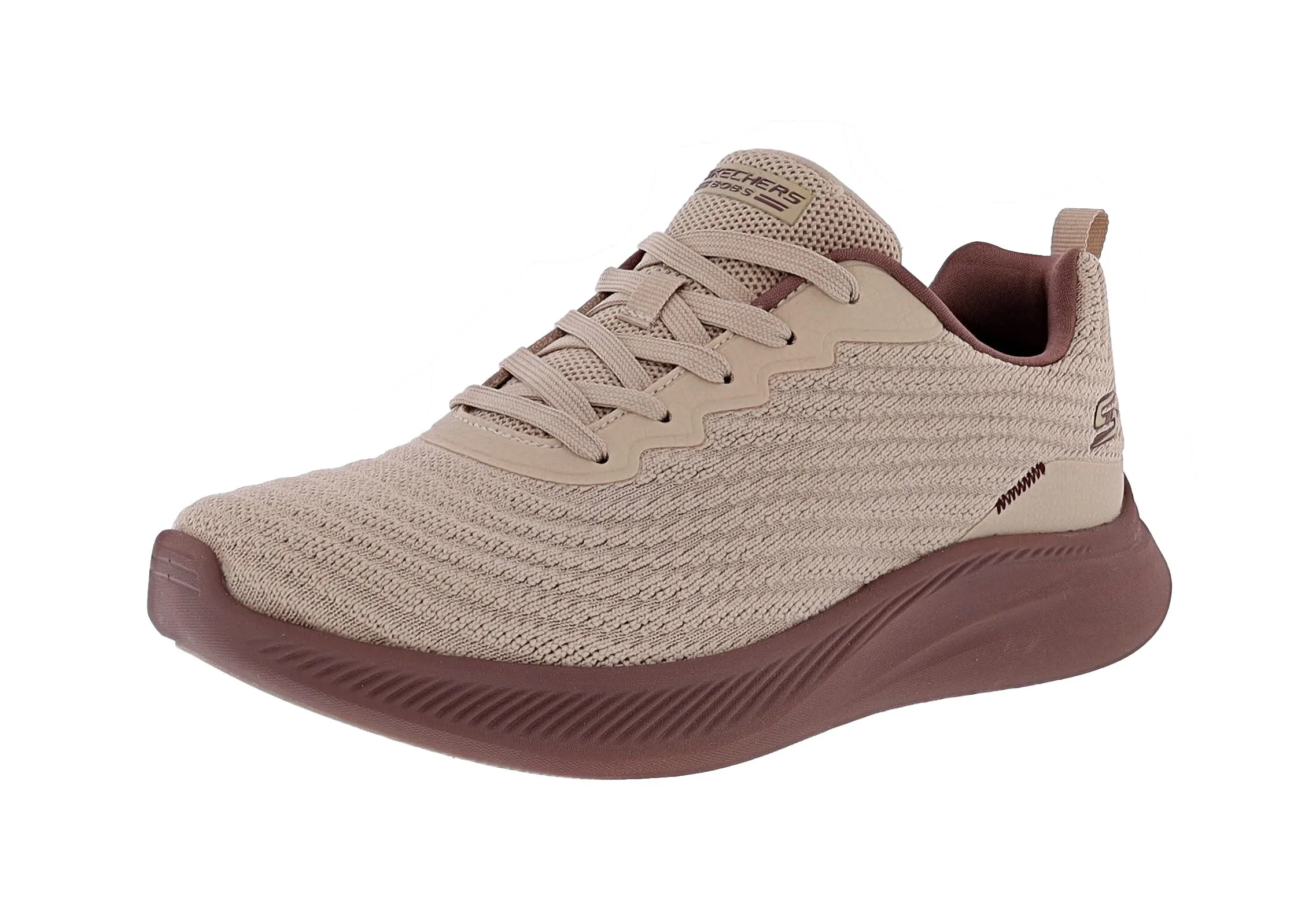 Skechers Women's Bobs Moda Flex- Mellow Dawn Walking Shoes Forest Step Sporty Detail