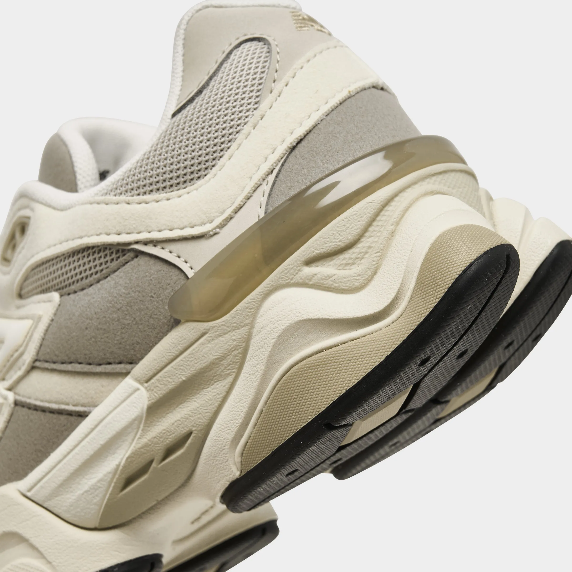 New Balance Juniors' 9060 Linen / Timberwolf synthetic - upper - durability - strength shoes Single color preference