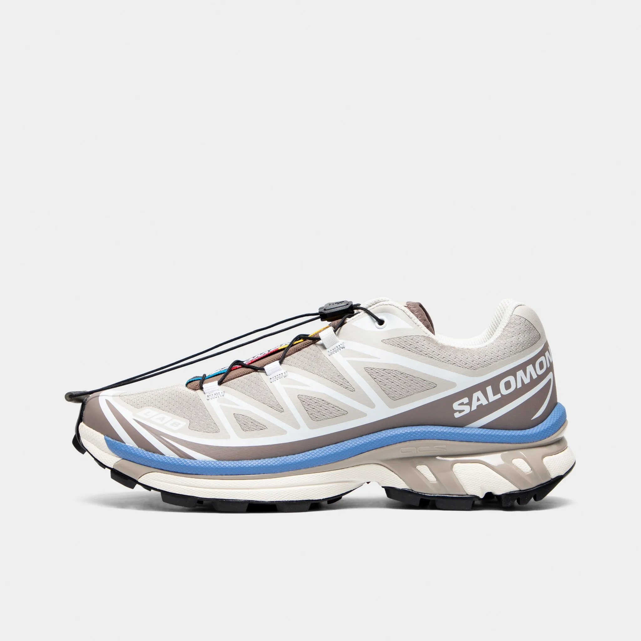 multi - sport running shoes for men in their 30s Salomon XT-6 Silver Cloud / Iron - Ultramarine