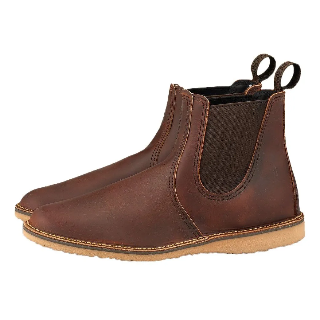 Red Wing Men's Weekender Chelsea 3311 Copper Rough and Tough All Weather Snow Trekker Outdoor Ready