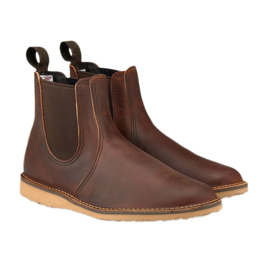 Red Wing Men's Weekender Chelsea 3311 Copper Rough and Tough natural materials Versatile Look