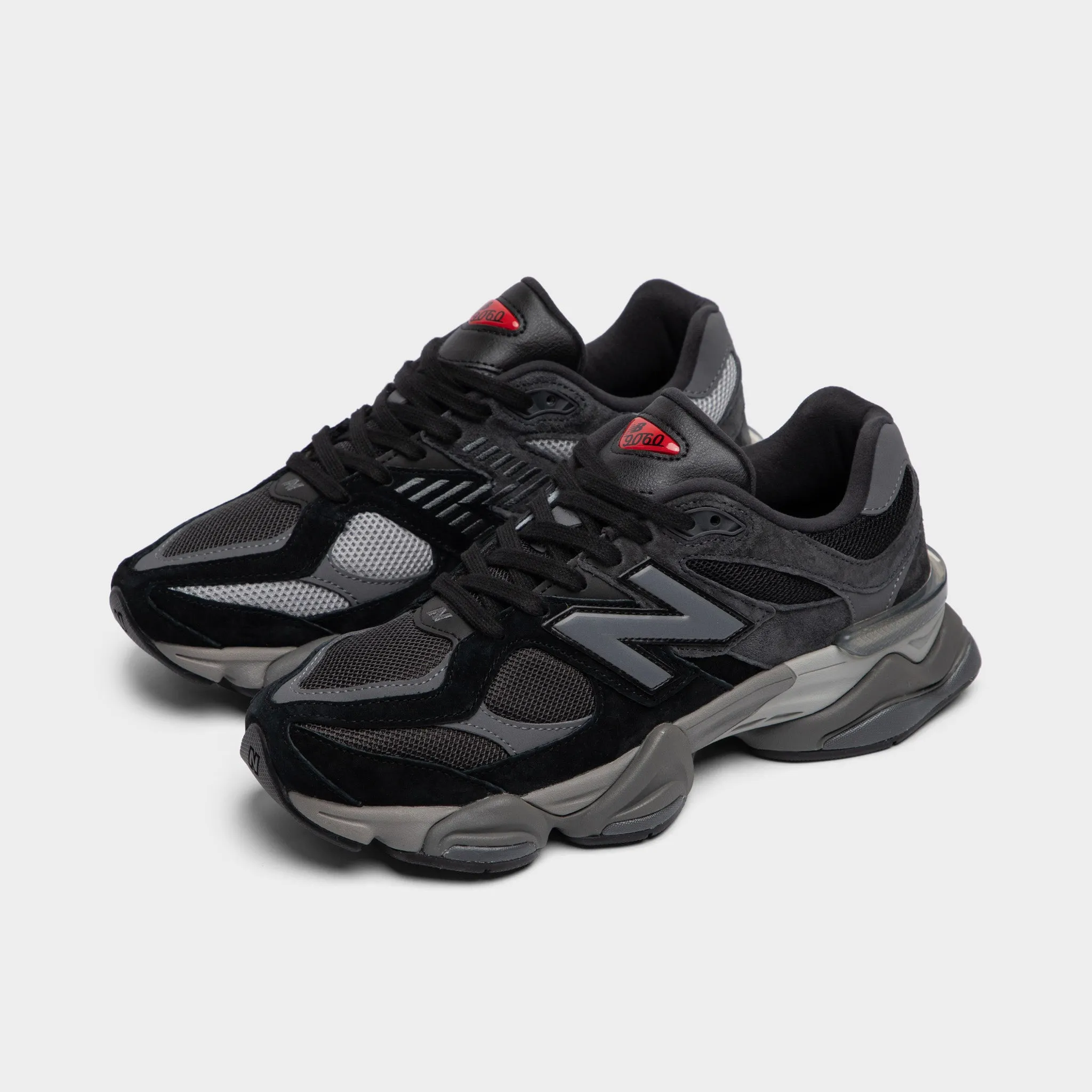 New Balance 9060 Black / Castlerock Spring running freshness running in city shoes