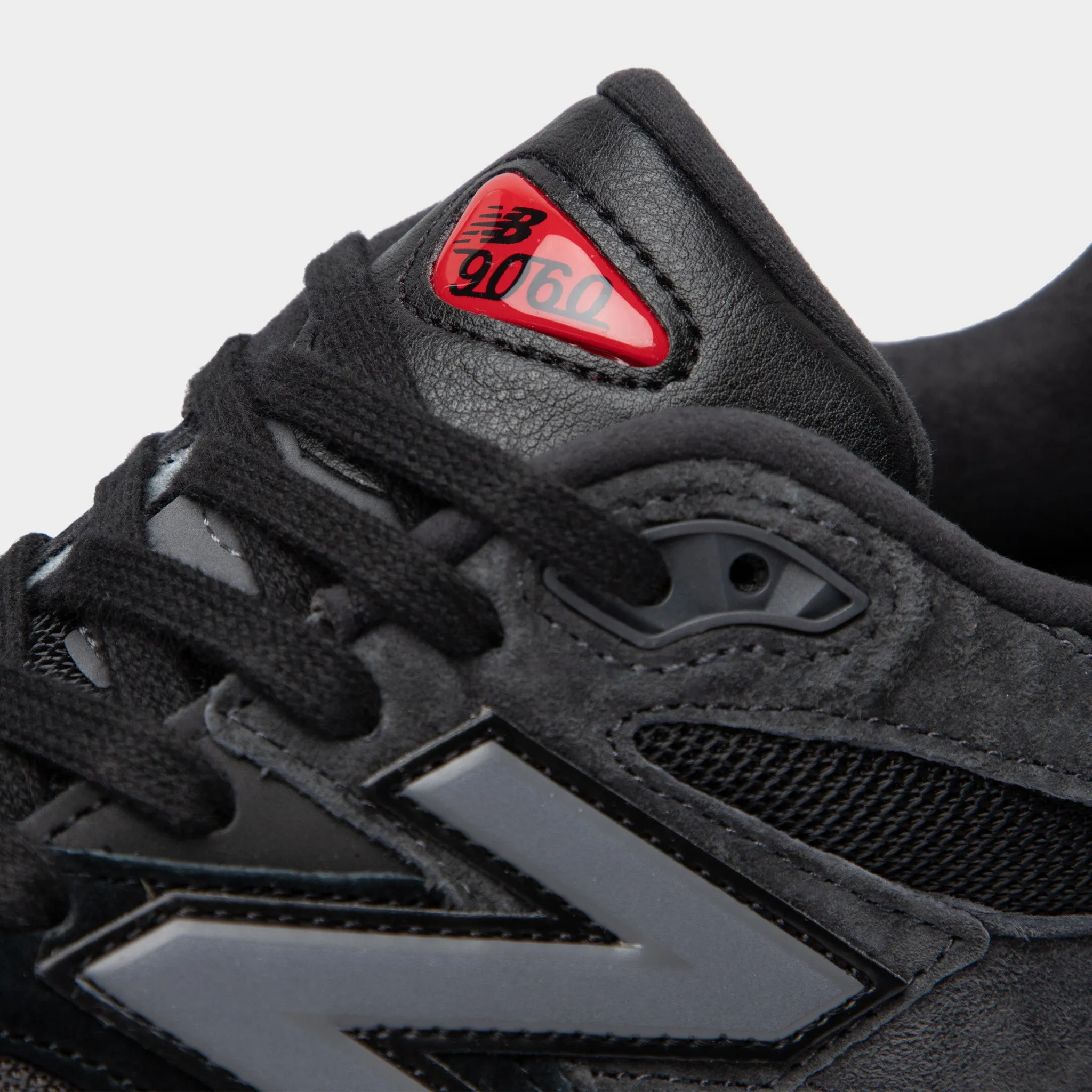New Balance 9060 Black / Castlerock anatomical - shape shoes water - resistant shoes