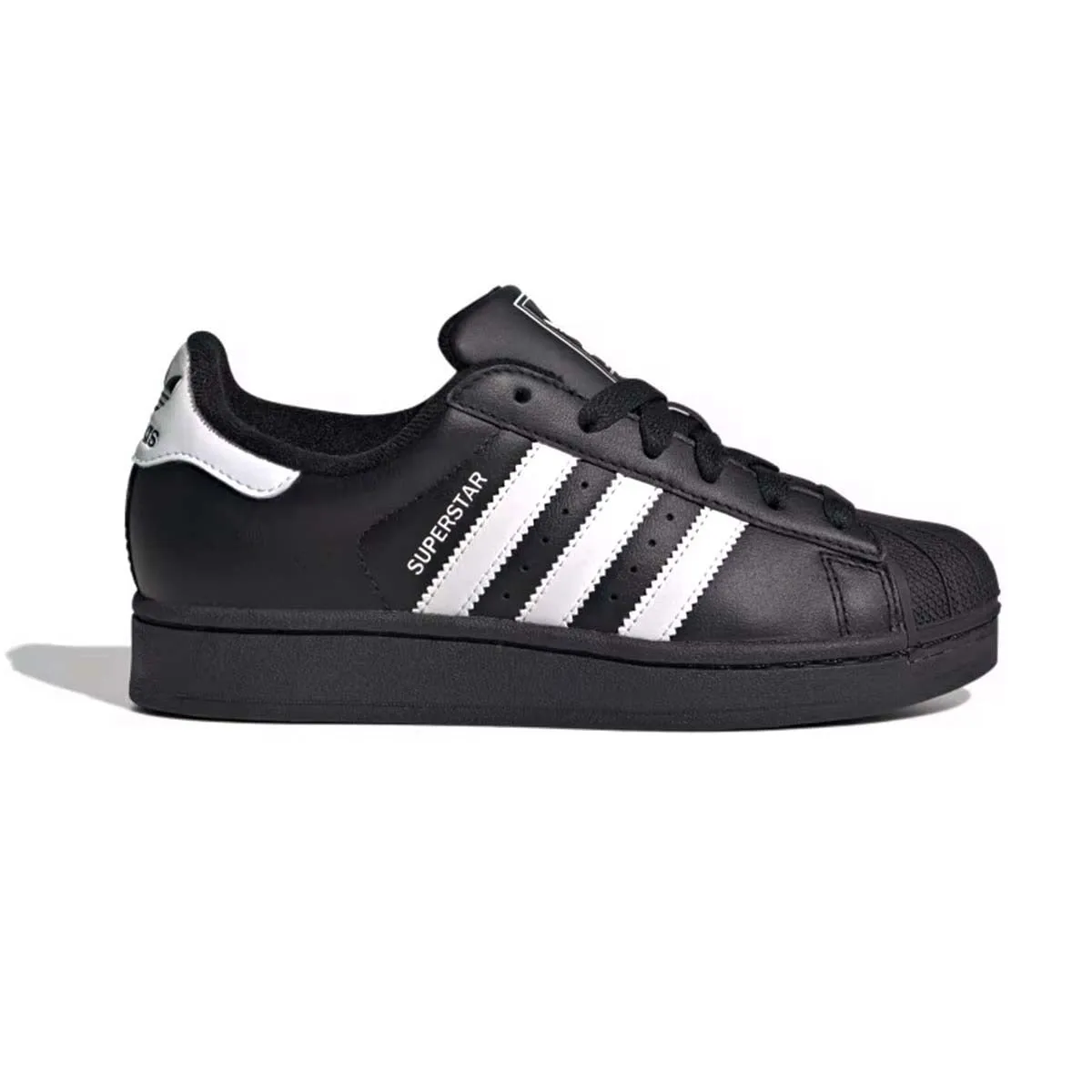 Adidas Superstar II 'Black White' Big Kids' Shoes Vent Mesh Resilient Heel