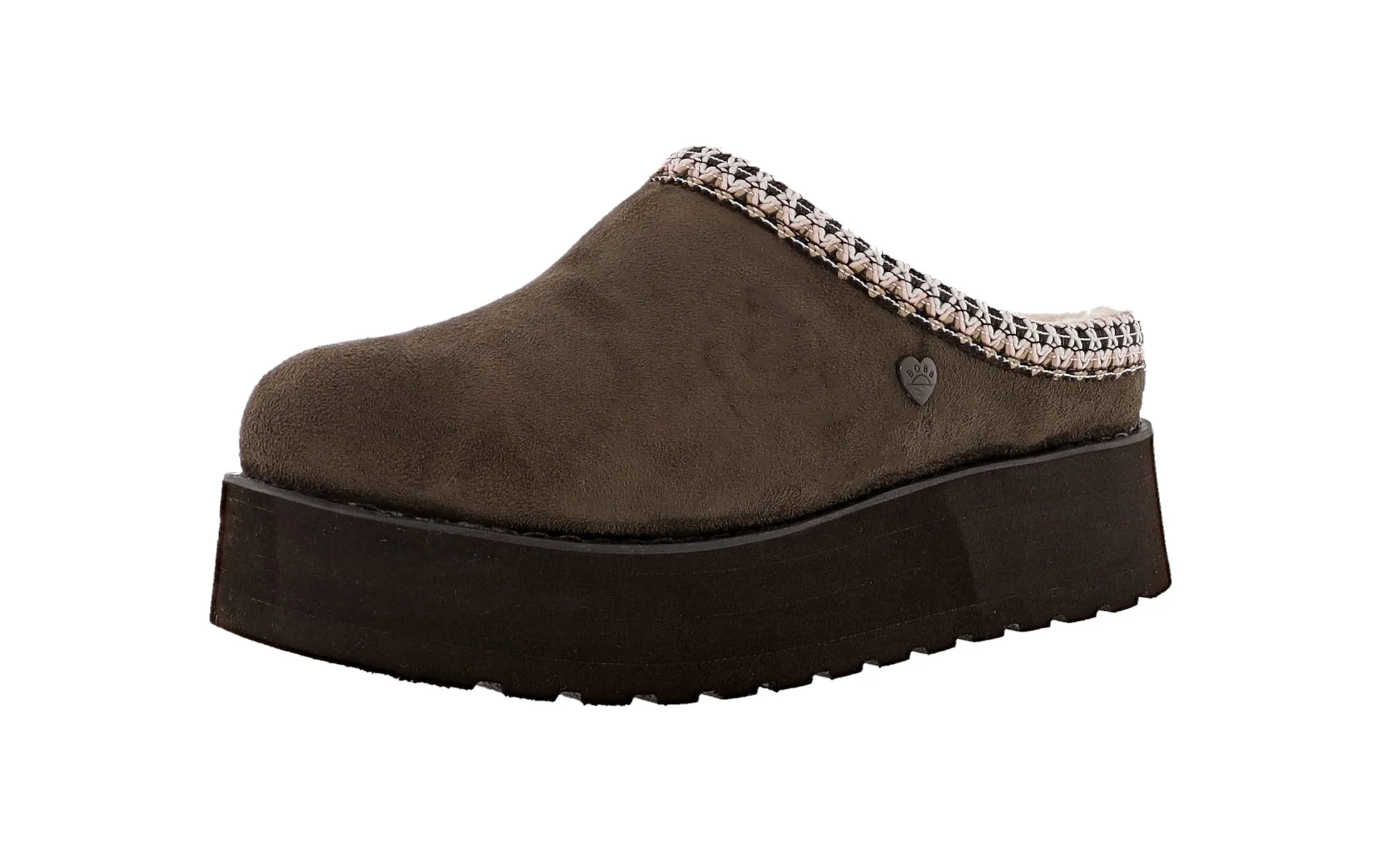 Skechers Women's Bobs Keepsakes Hi-Rise Just In Platform Clog Slippers Beach Fit Slip