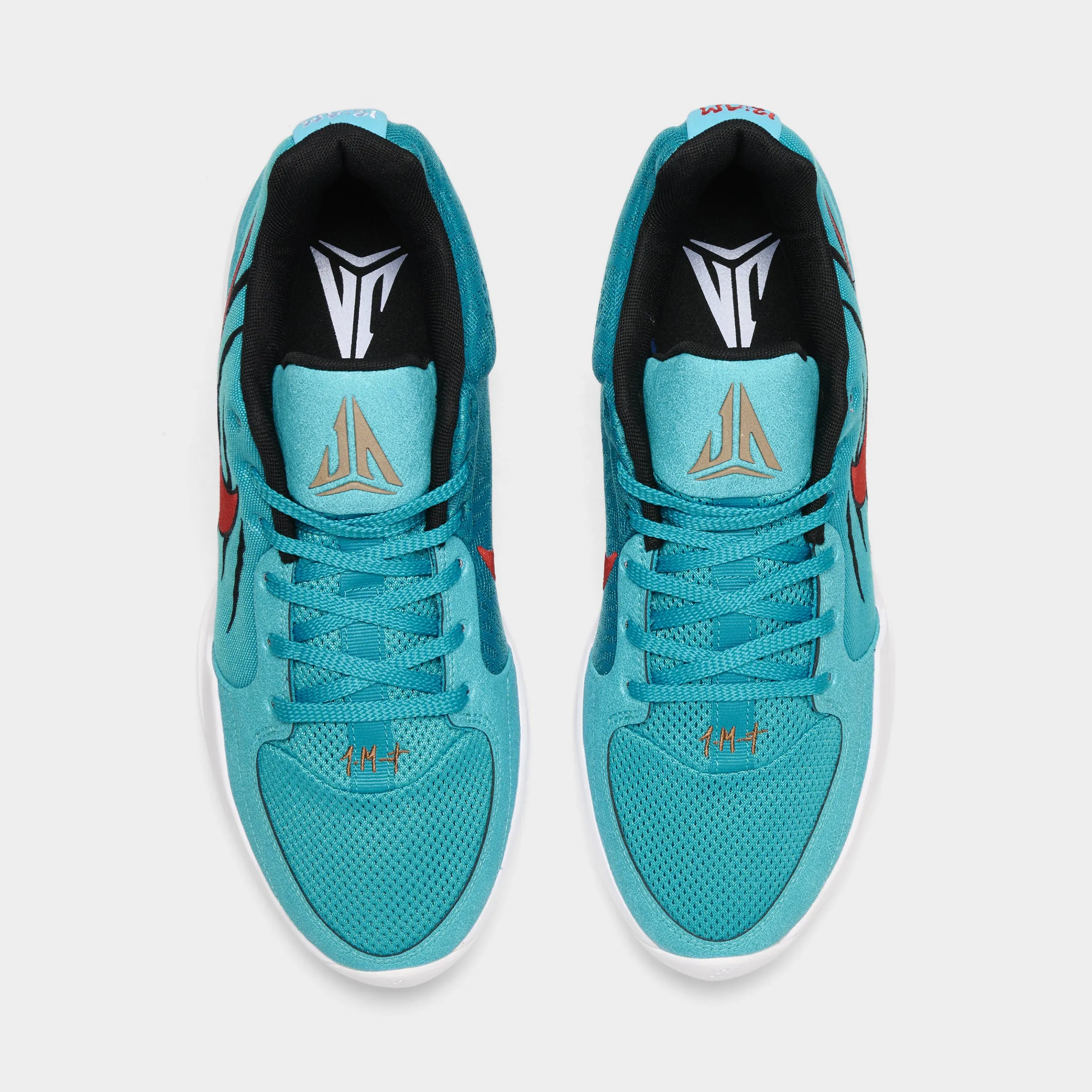 Nike Ja 2 Rapid Teal / University Red - Black Seamless Toe Box