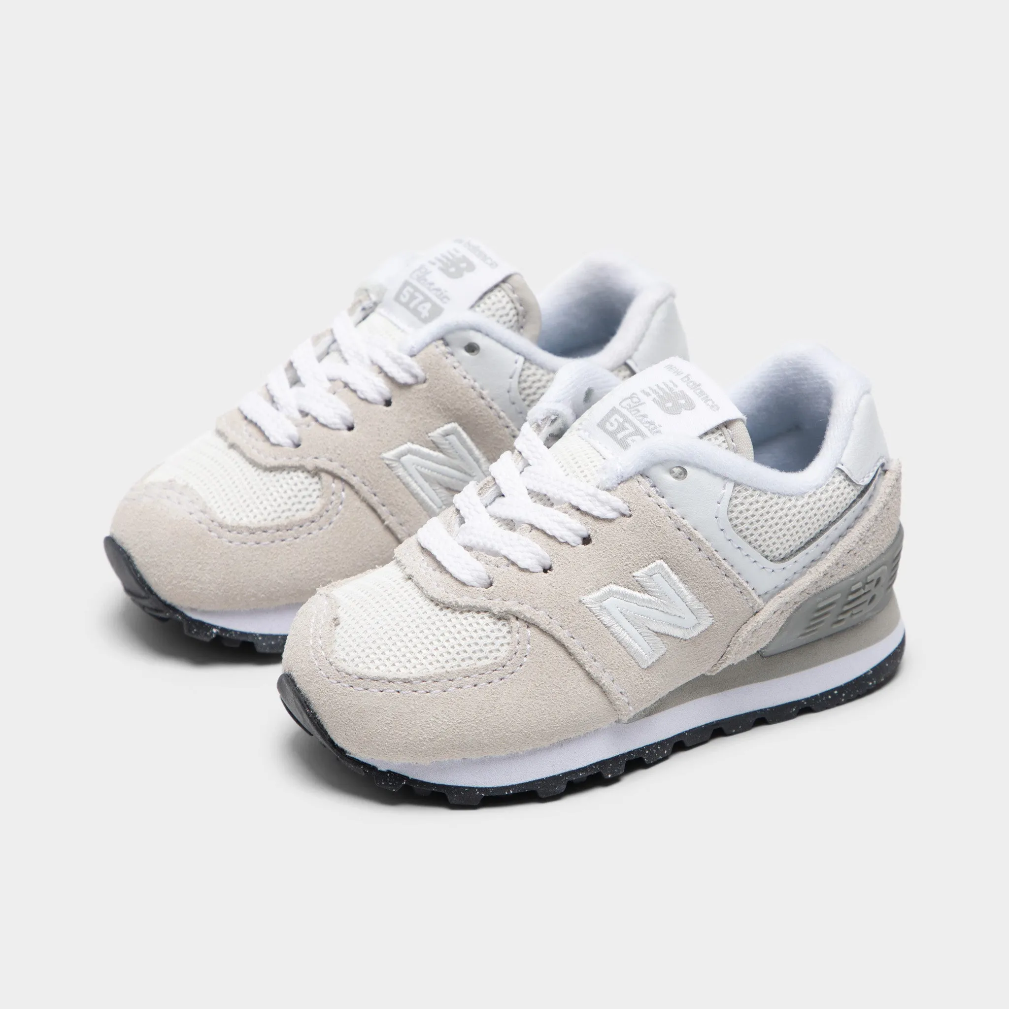 cross - country runner's shoe opportunity New Balance Infants' 574 Light Grey / White