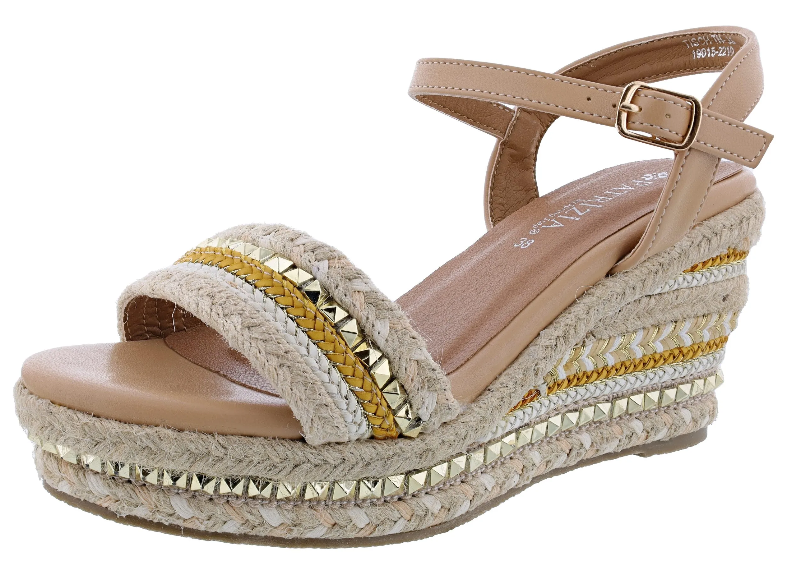 Wedding Party Shoes Fashionable Wedges Patrizia Tisch Woven Wedge Sandals by Spring Step