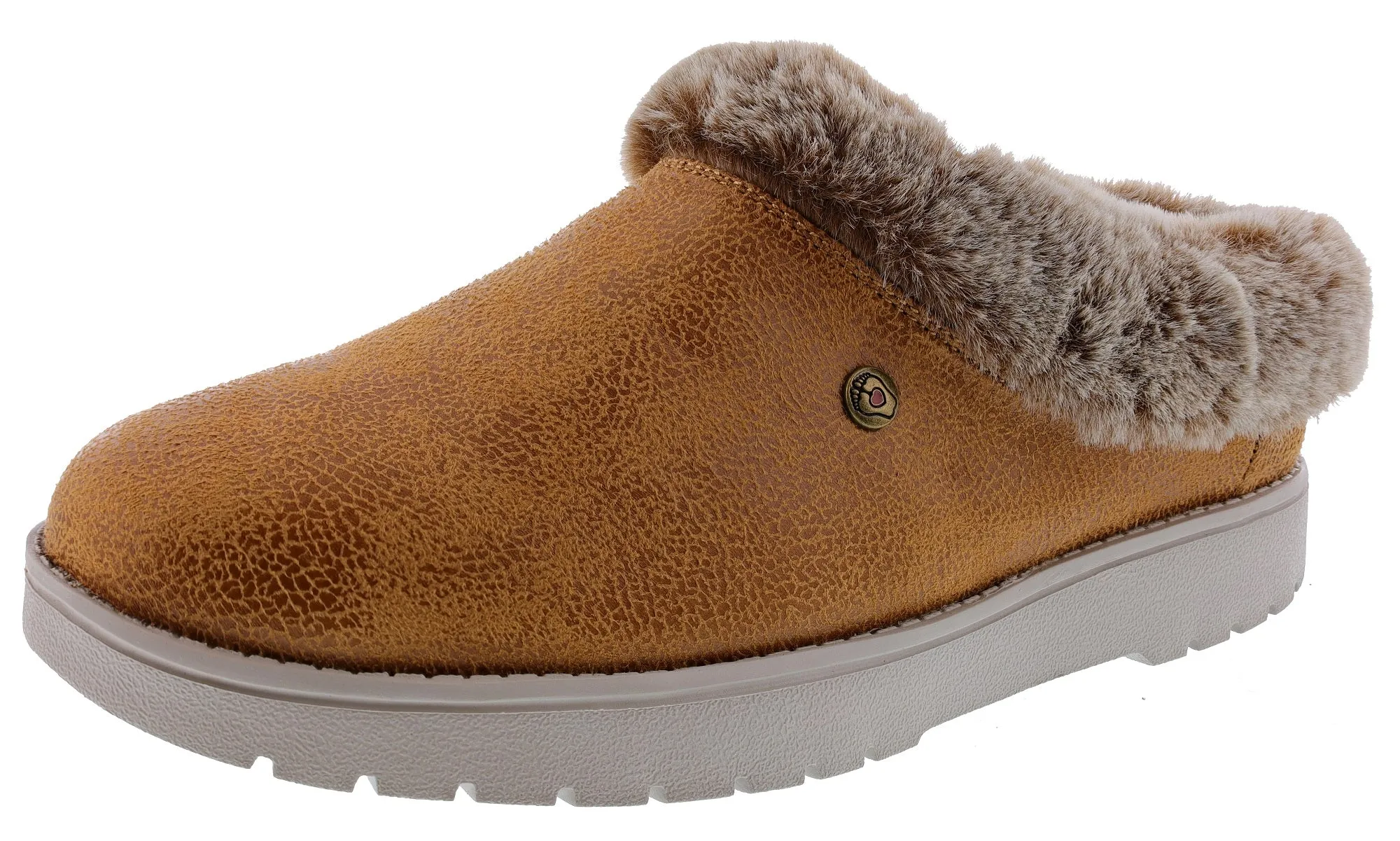Stretchable Upper Skechers Women's Bobs Keepsakes 3.0 Indoor Remix Clog Slipper