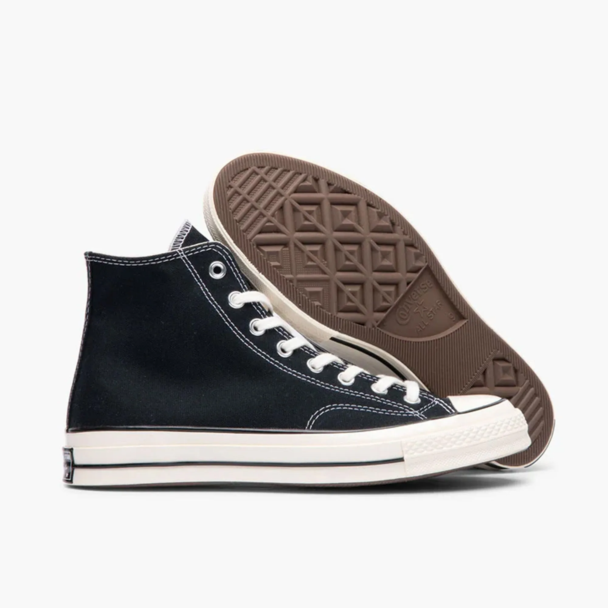 Converse Chuck 70 Hi / Black Sturdy Construction Durable Leather