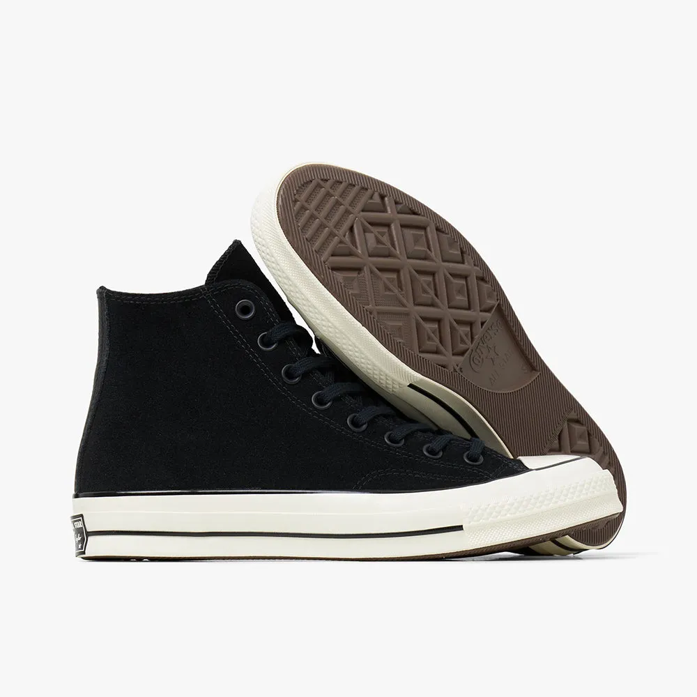 Converse Chuck 70 Hi Suede Black / Egret - Ancestral Blue Night Out Stretchable