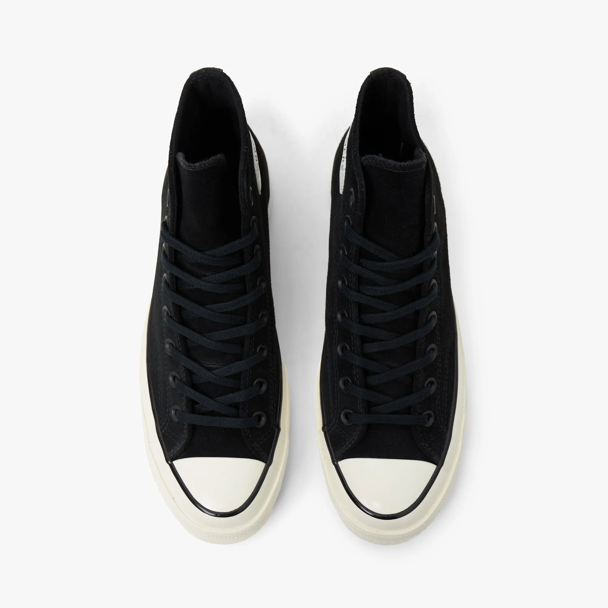 Streetwear Look Converse Chuck 70 Hi Suede Black / Egret - Ancestral Blue