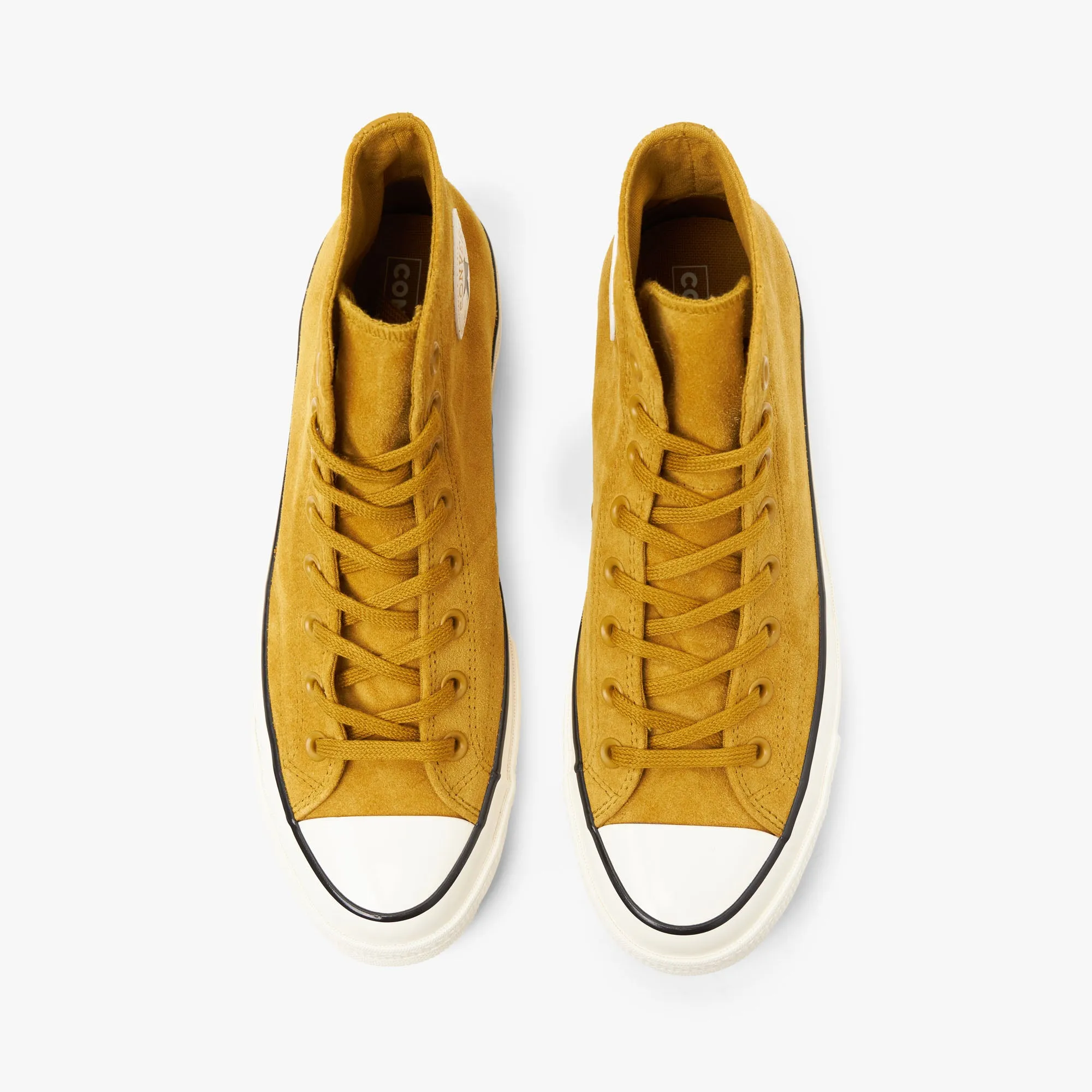 Stylish Edge Breathable Material Converse Chuck 70 Hi Suede Hidden Trail / Egret - Black