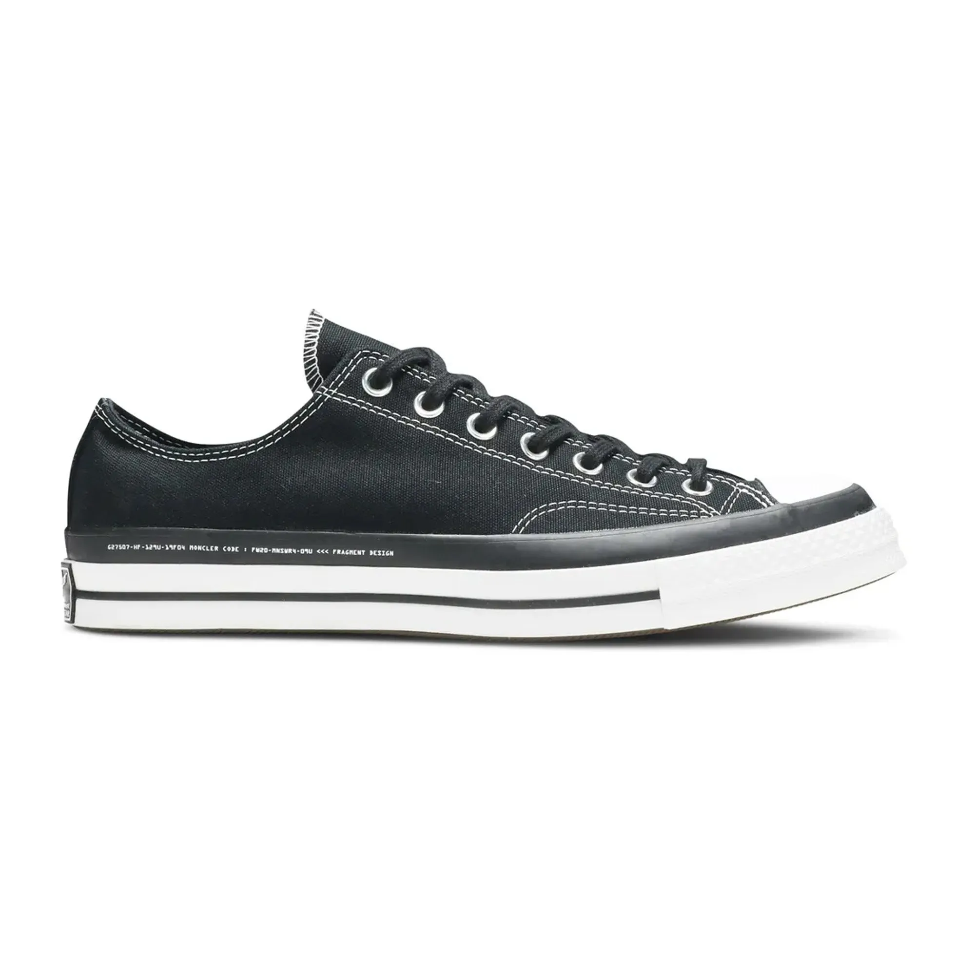 Converse Chuck Taylor All-Star 70s Ox Low x Moncler x Fragment - Black High Top Design mesh ventilation