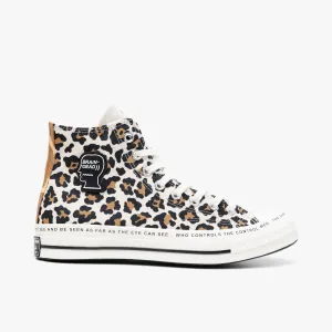 Pro Inspired Flexible Arch Converse x Brain Dead Chuck 70 Hi Egret / Black - Multi