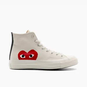 Converse x COMME des GARONS PLAY Chuck Taylor Hi / Beige Comfort Padding