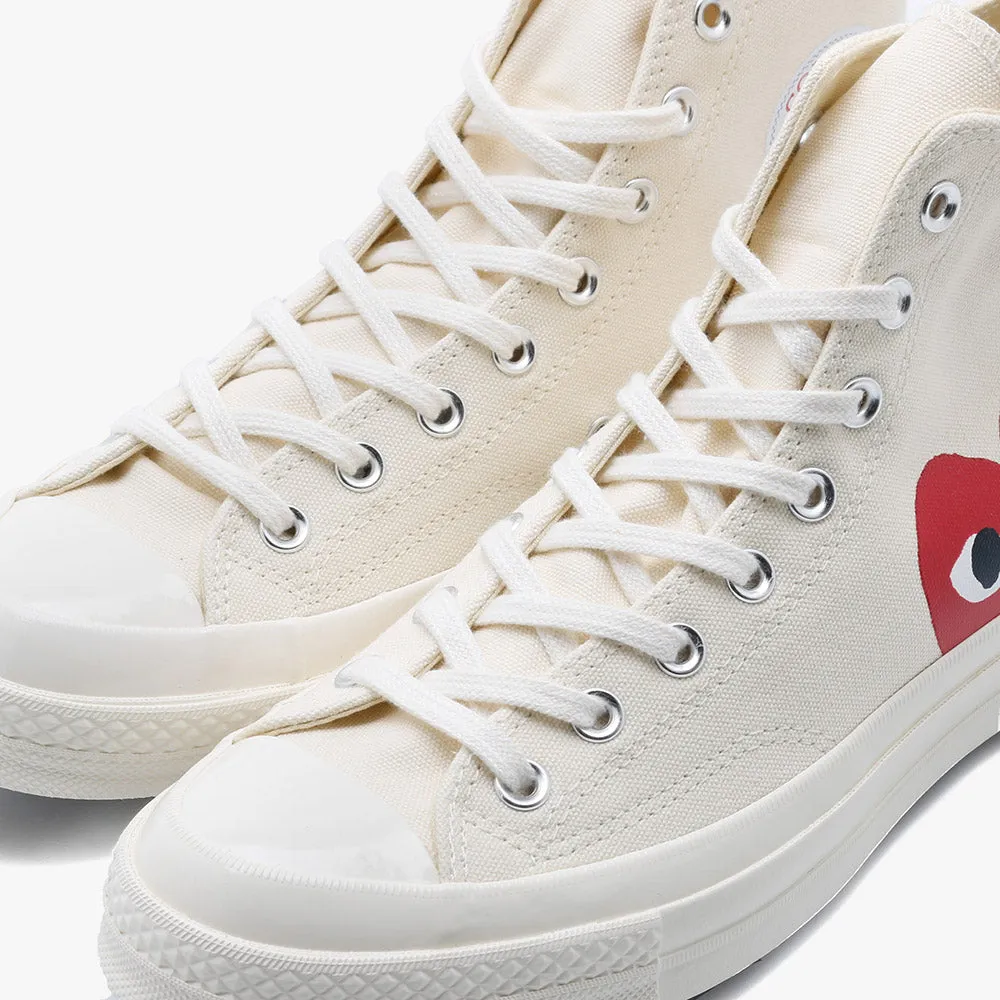 Firm ride Converse x COMME des GARONS PLAY Chuck Taylor Hi / Beige