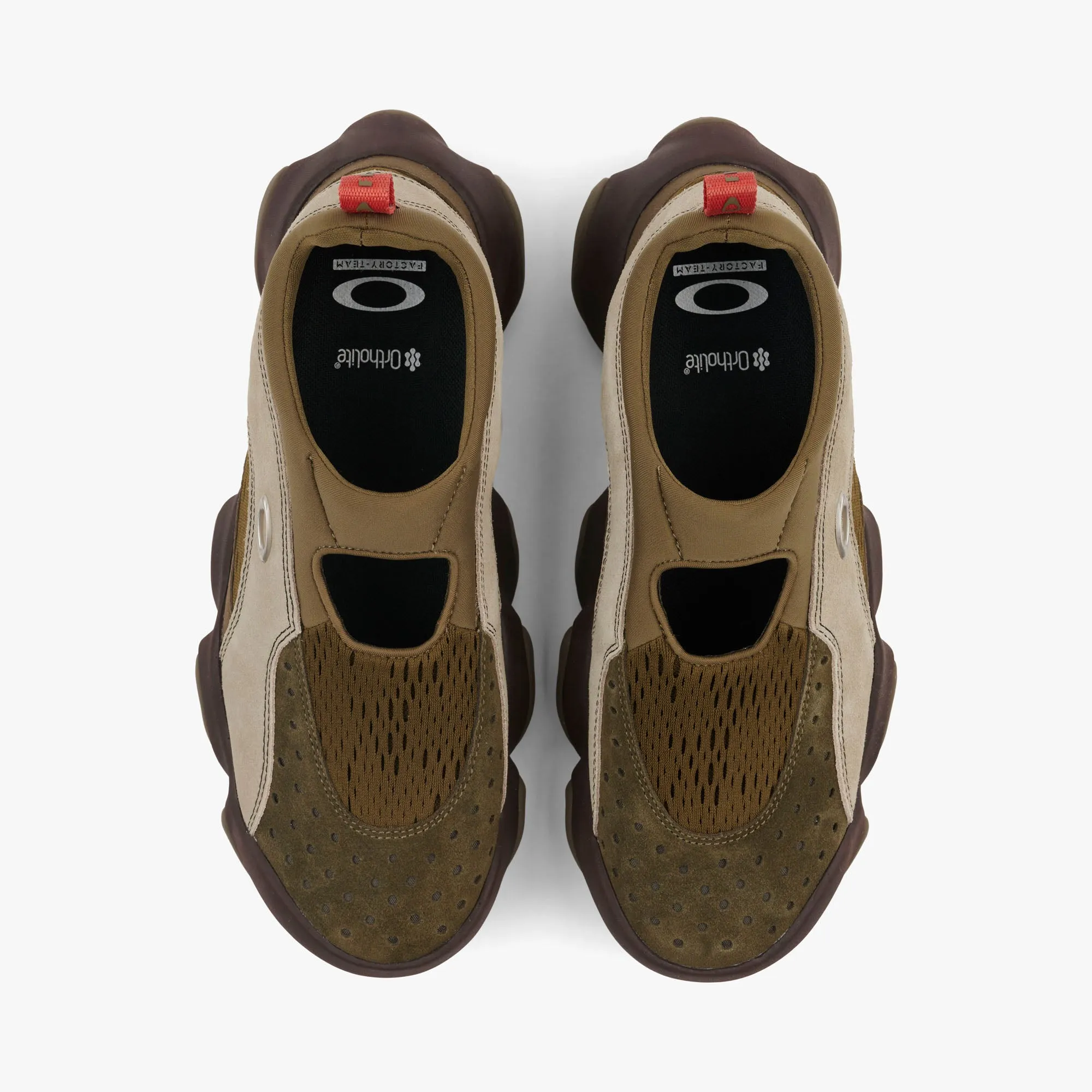 City Cushioned arch Oakley Factory Team Flesh Sandal Stone / Olive