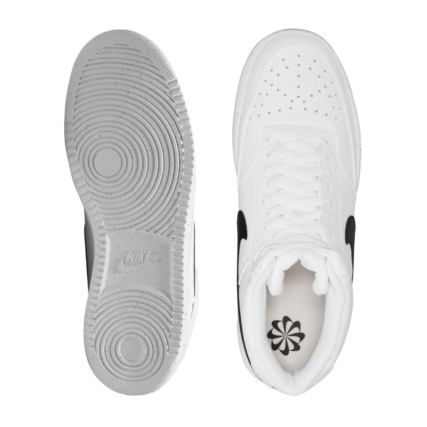 Light   Reflective Shock Dispersing Outsole Court Vision Mid Next Nature - Mens