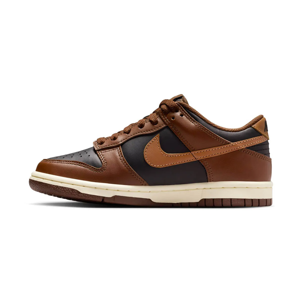 Nike Dunk Low 'Brown Black' Big Kids' Shoes Shock absorption Extra Padding