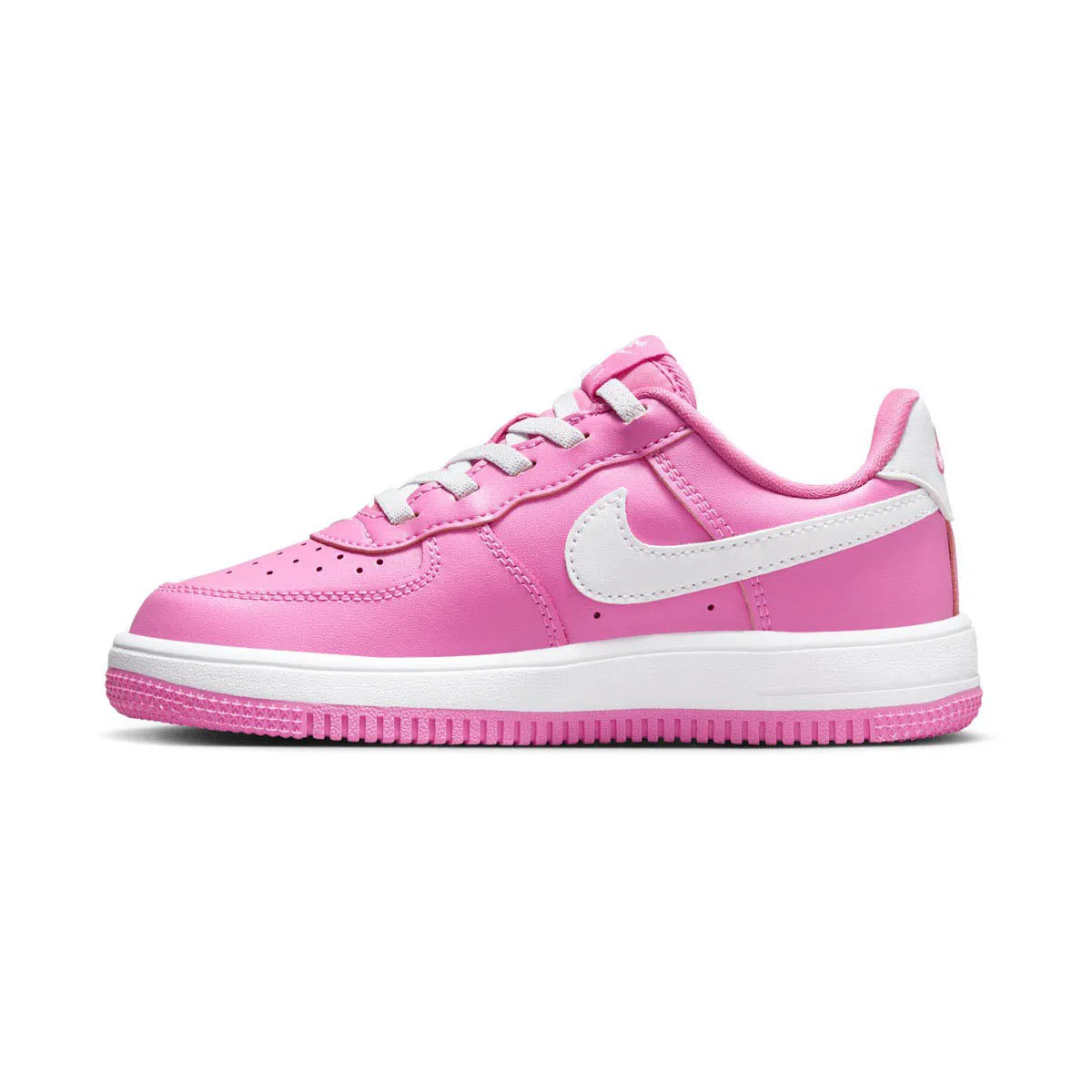 Nike Force 1 Low EasyOn 'Playful Pink' Little Kids' Shoes Campus Pace
