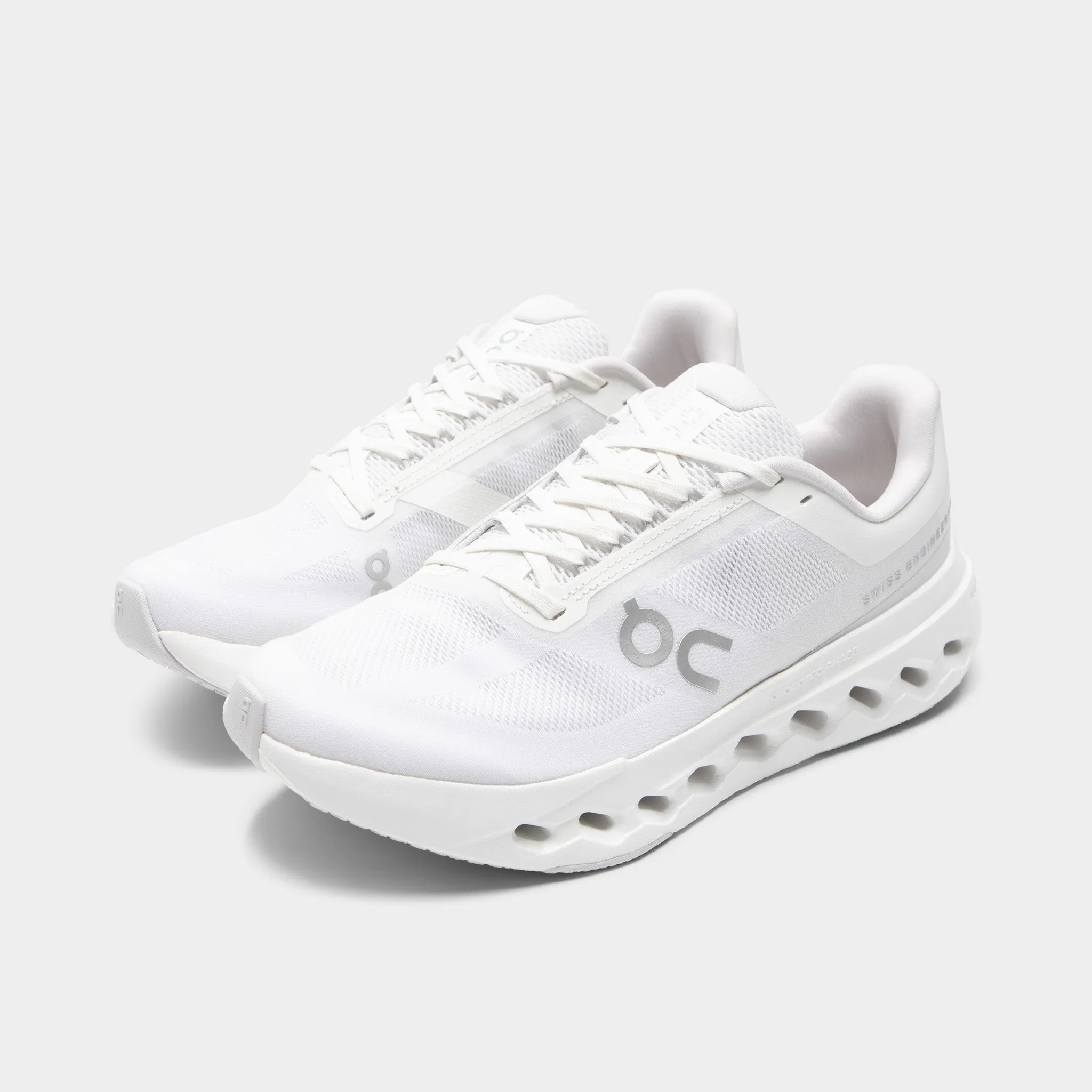 On Cloudsurfer White / Silver high - performance running option