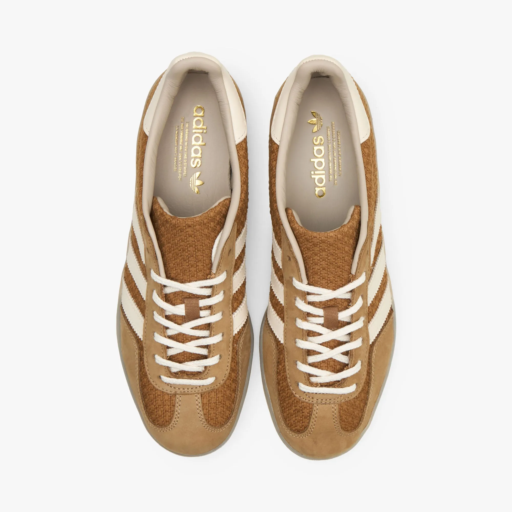 adidas Originals Gazelle Indoor Brown Desert / Wonder White - Magic Beige Unisex style Outdoor Friendly