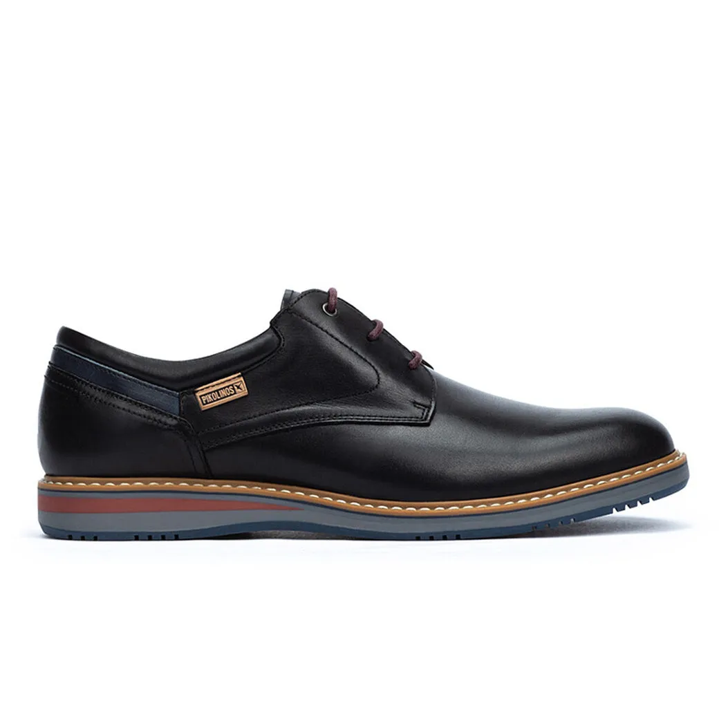 Interview Oxfords Grain Leather Oxfords Mens Pikolinos Avilia Lace in Black
