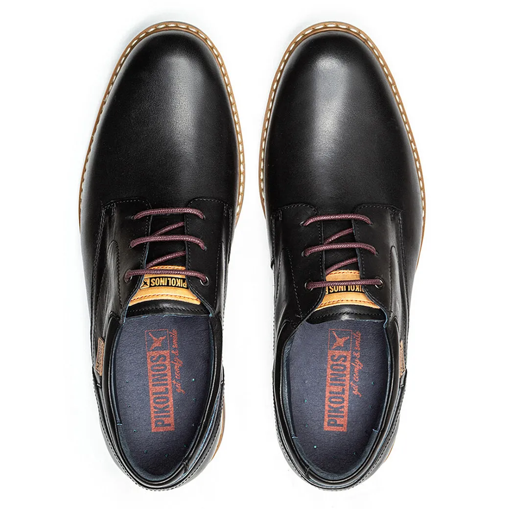 Breathable Feel Corporate Day Mens Pikolinos Avilia Lace in Black