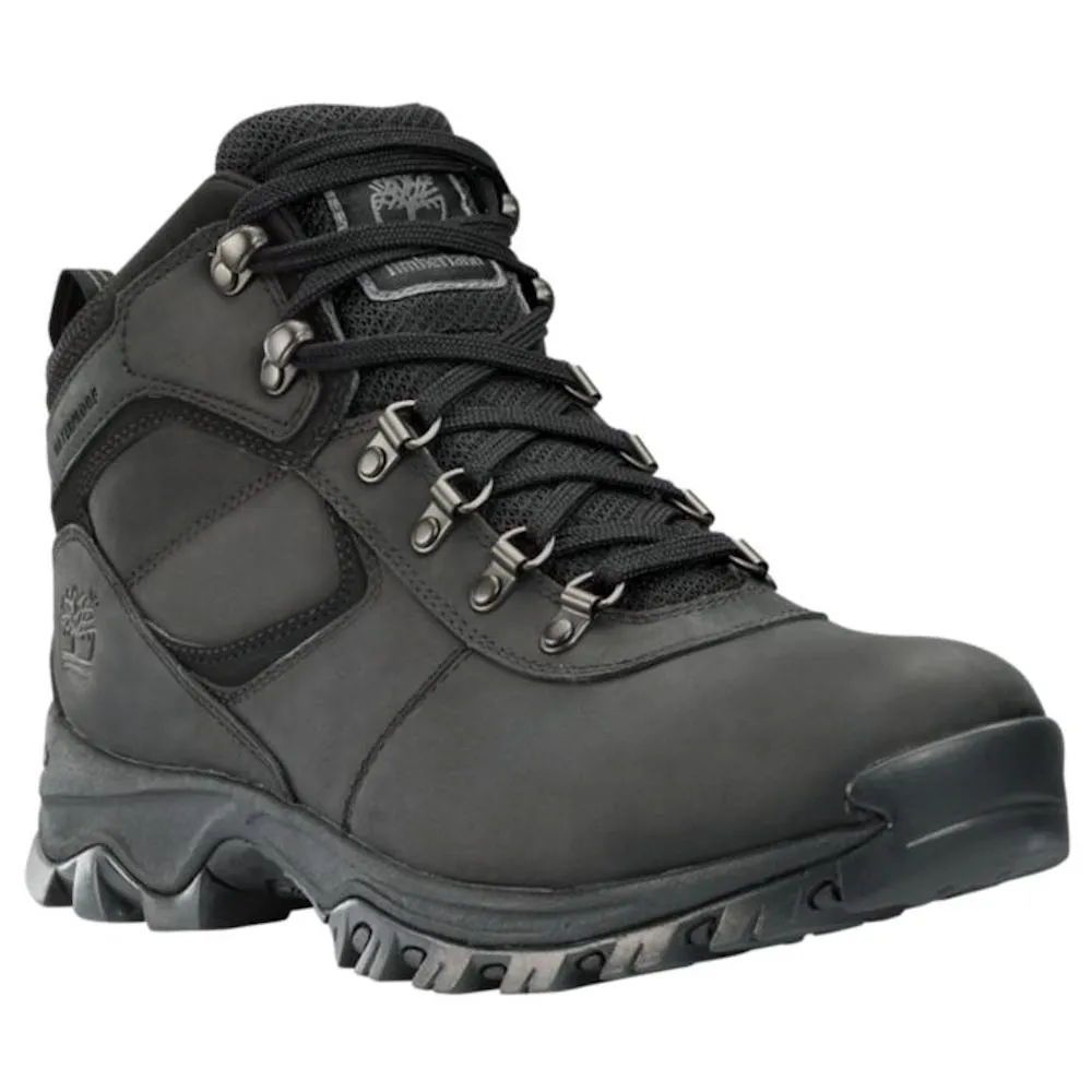 Secure Hold Timberland Men's Mt. Maddsen Mid Hiking Boots Black Waterproof